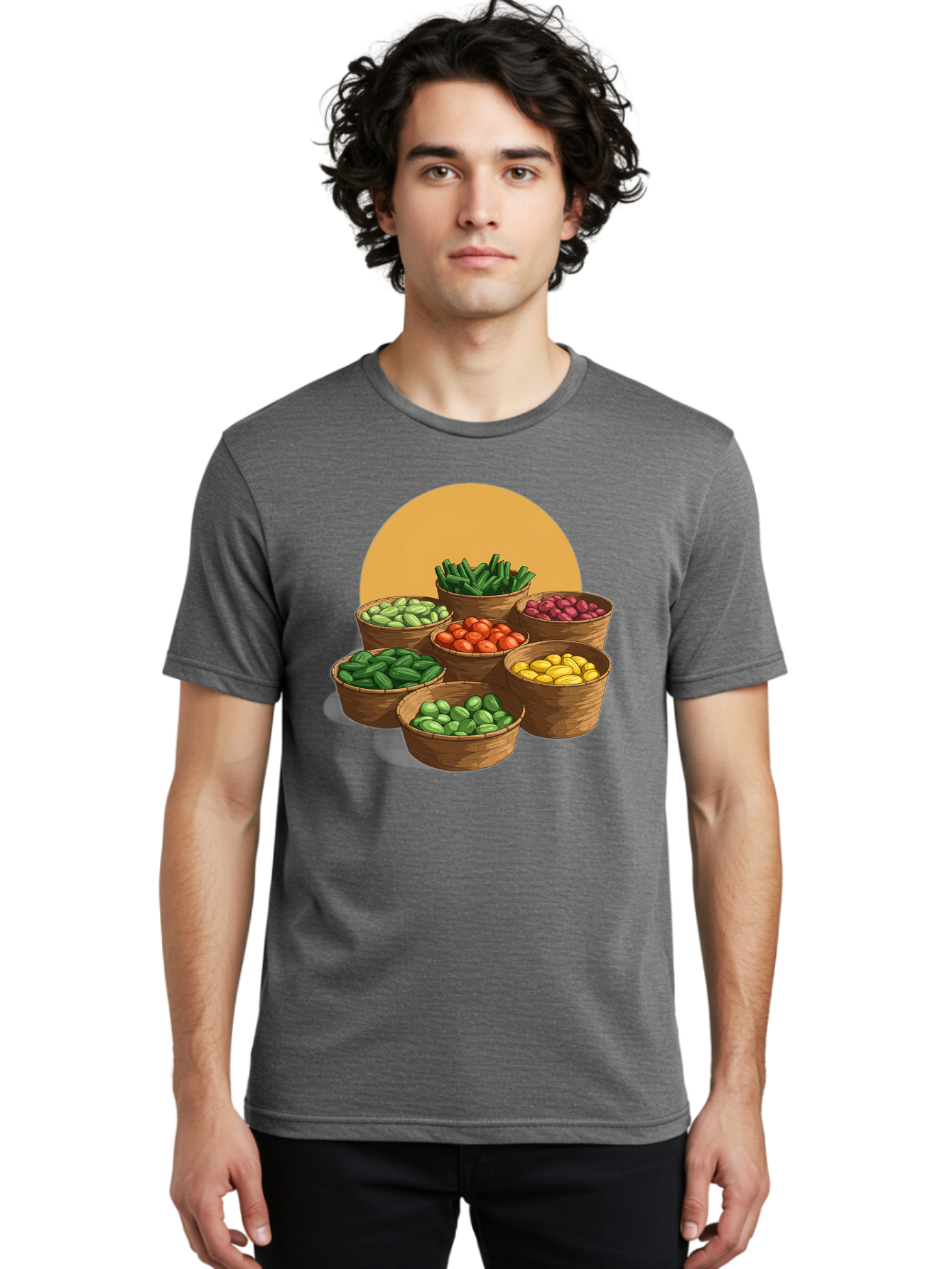 Vegetable-Baskets-1 Men'S Graphic Tee, 100% Cotton, Comfortable Casual Summer Wear, Machine Washable, Vintage Camera, Old Camera, Antique Camera, Black Camera, Classic Photography, Photography Equipment, Nostalgic Device, Film Camera, Bah311 27