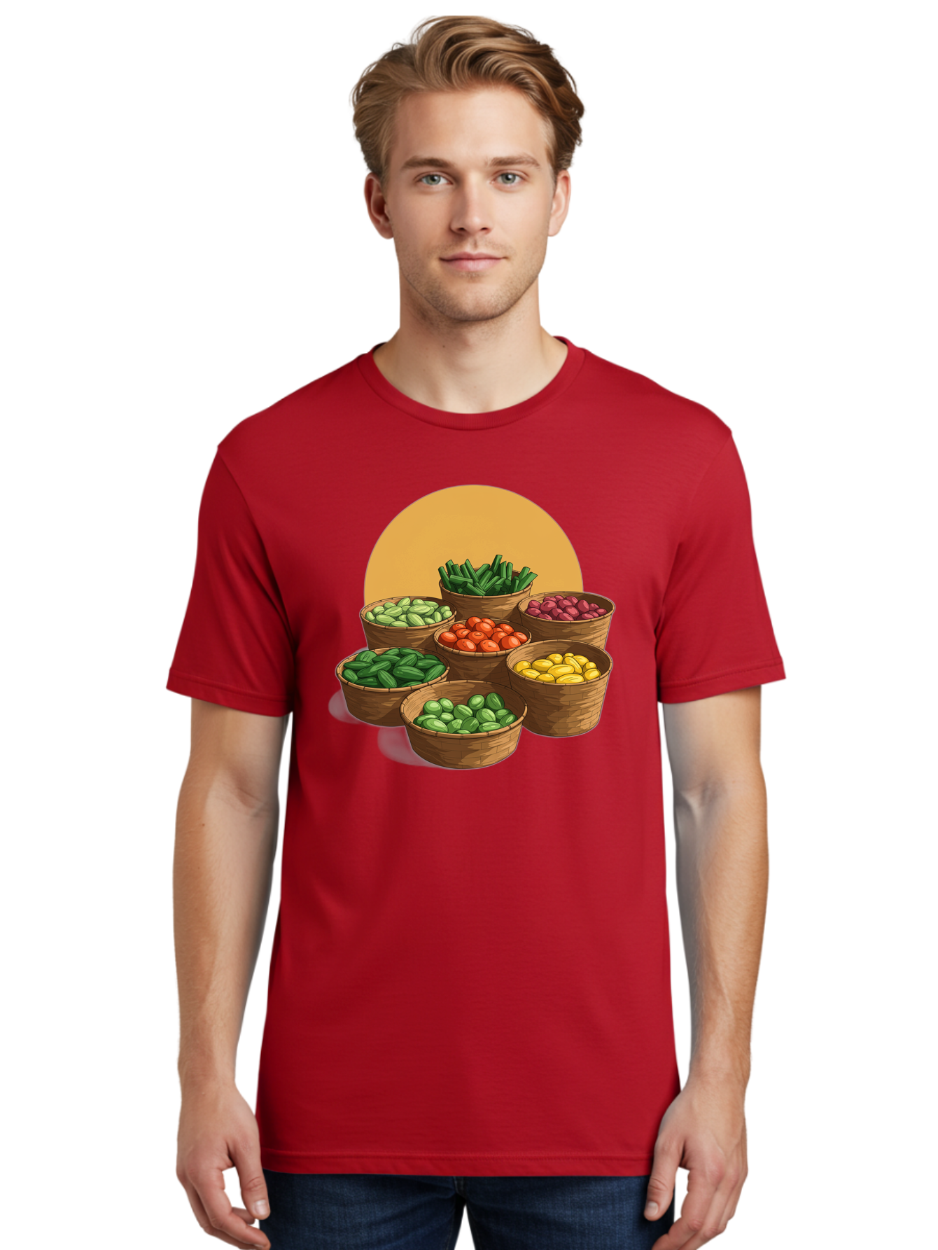 Vegetable-Baskets-1 Men'S Graphic Tee, 100% Cotton, Comfortable Casual Summer Wear, Machine Washable, Vintage Camera, Old Camera, Antique Camera, Black Camera, Classic Photography, Photography Equipment, Nostalgic Device, Film Camera, Bah311 20