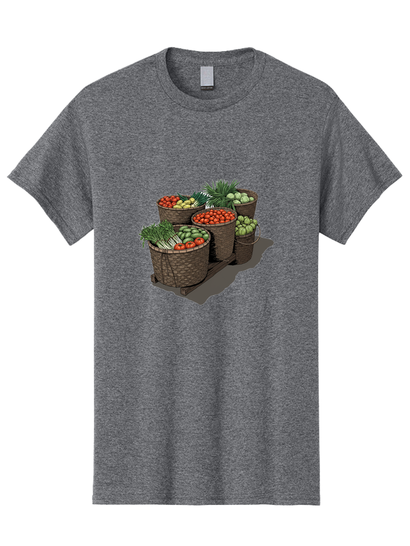 Vegetable-Baskets-2 Men'S Graphic Tee, 100% Cotton, Comfortable Casual Summer Wear, Machine Washable, Vintage Camera, Old Camera, Antique Camera, Black Camera, Classic Photography, Photography Equipment, Nostalgic Device, Film Camera, Bah312 12