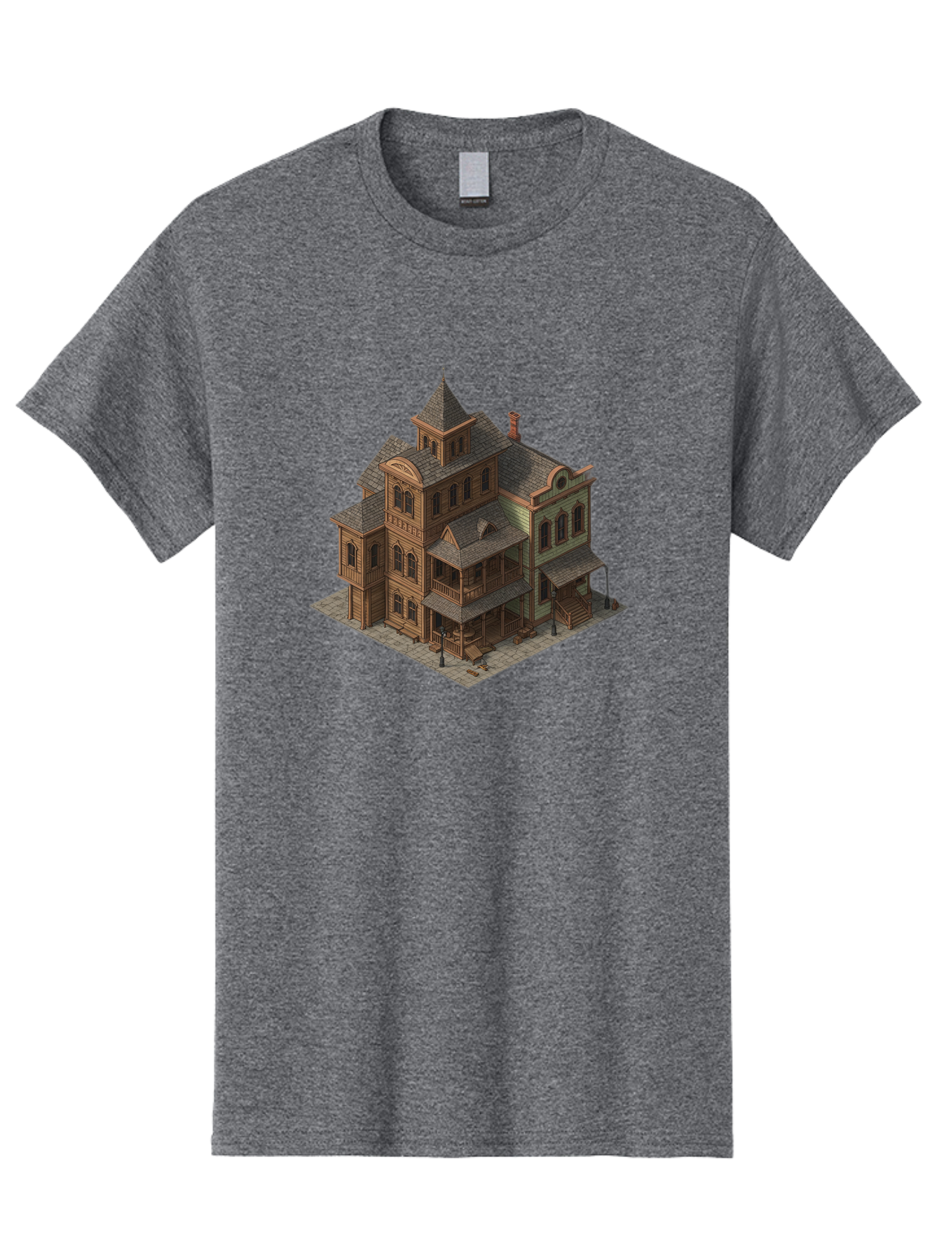 Victorian-House-1 Men'S Graphic Tee, 100% Cotton, Comfortable Casual Summer Wear, Machine Washable, Vintage Camera, Old Camera, Antique Camera, Black Camera, Classic Photography, Photography Equipment, Nostalgic Device, Film Camera, Camera Art Bah315 6