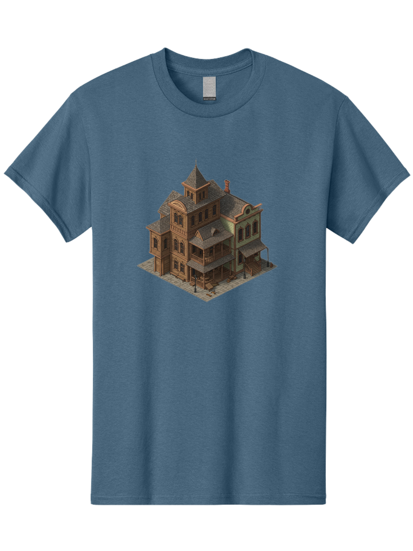 Victorian-House-1 Men'S Graphic Tee, 100% Cotton, Comfortable Casual Summer Wear, Machine Washable, Vintage Camera, Old Camera, Antique Camera, Black Camera, Classic Photography, Photography Equipment, Nostalgic Device, Film Camera, Camera Art Bah315 10