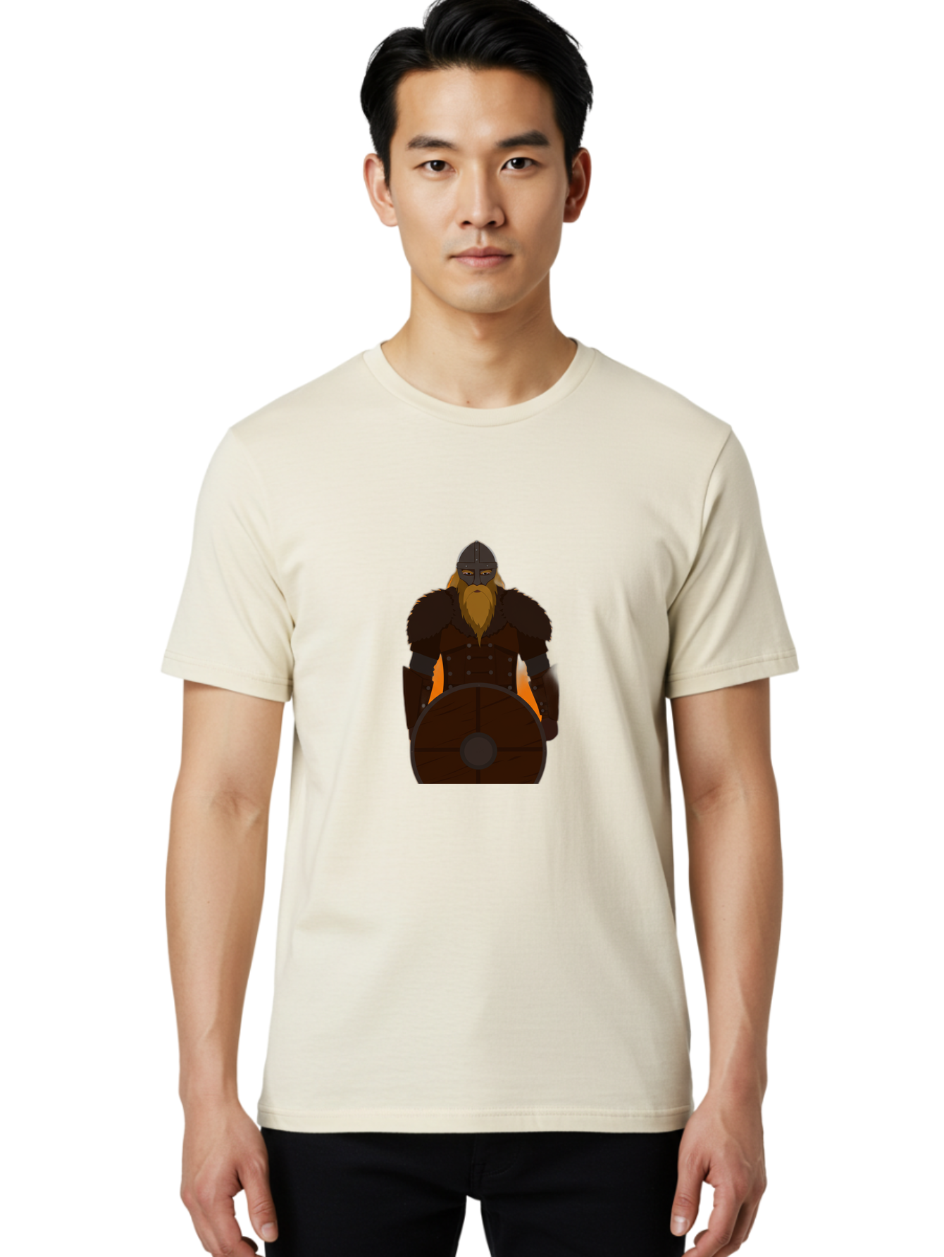 Viking-Warrior-2 Men'S Graphic Tee, 100% Cotton, Comfortable Casual Summer Wear, Machine Washable, Vintage Camera, Old Camera, Antique Camera, Black Camera, Classic Photography, Photography Equipment, Nostalgic Device, Film Camera, Camera Art Bah321 22