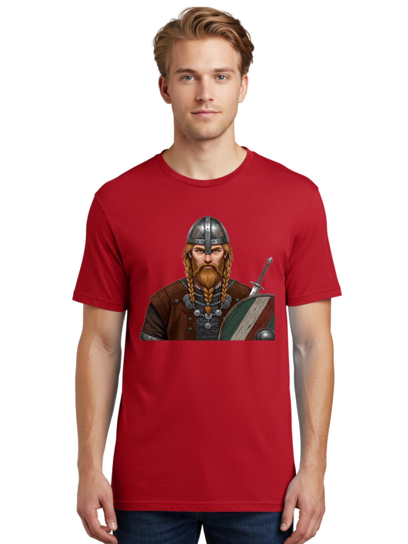 Viking-Warrior-3 Men'S Graphic Tee, 100% Cotton, Comfortable Casual Summer Wear, Machine Washable, Vintage Camera, Old Camera, Antique Camera, Black Camera, Classic Photography, Photography Equipment, Nostalgic Device, Film Camera, Camera Art Bah322 23