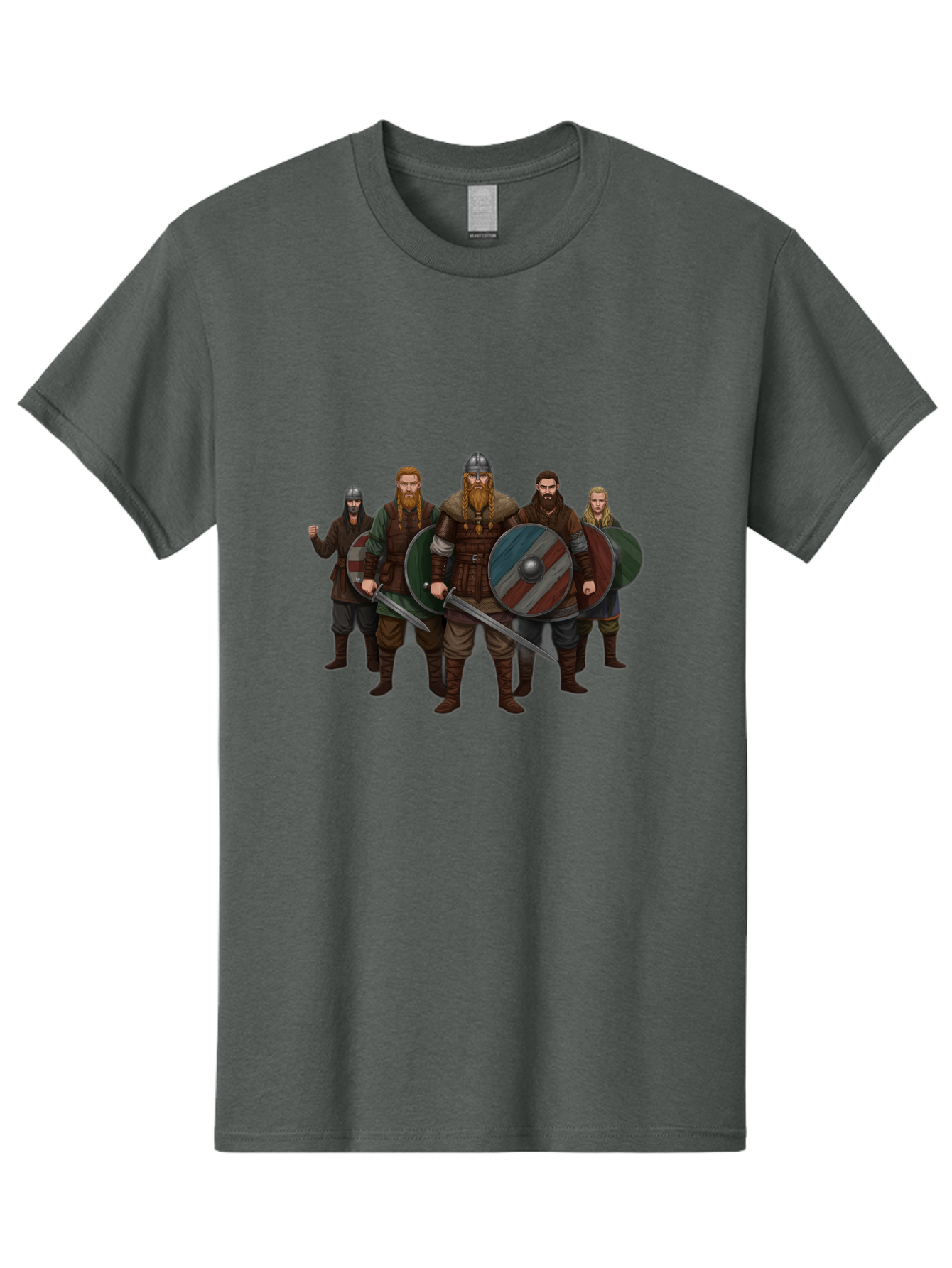 Viking-Warriors-10 Men'S Graphic Tee, 100% Cotton, Comfortable Casual Summer Wear, Machine Washable, Vintage Camera, Old Camera, Antique Camera, Black Camera, Classic Photography, Photography Equipment, Nostalgic Device, Film Camera, Bah326 3
