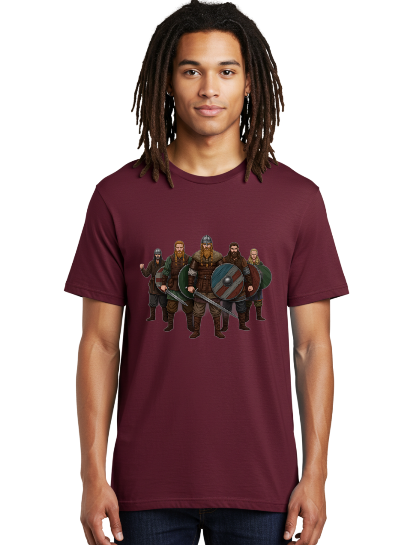 Viking-Warriors-10 Men'S Graphic Tee, 100% Cotton, Comfortable Casual Summer Wear, Machine Washable, Vintage Camera, Old Camera, Antique Camera, Black Camera, Classic Photography, Photography Equipment, Nostalgic Device, Film Camera, Bah326 19