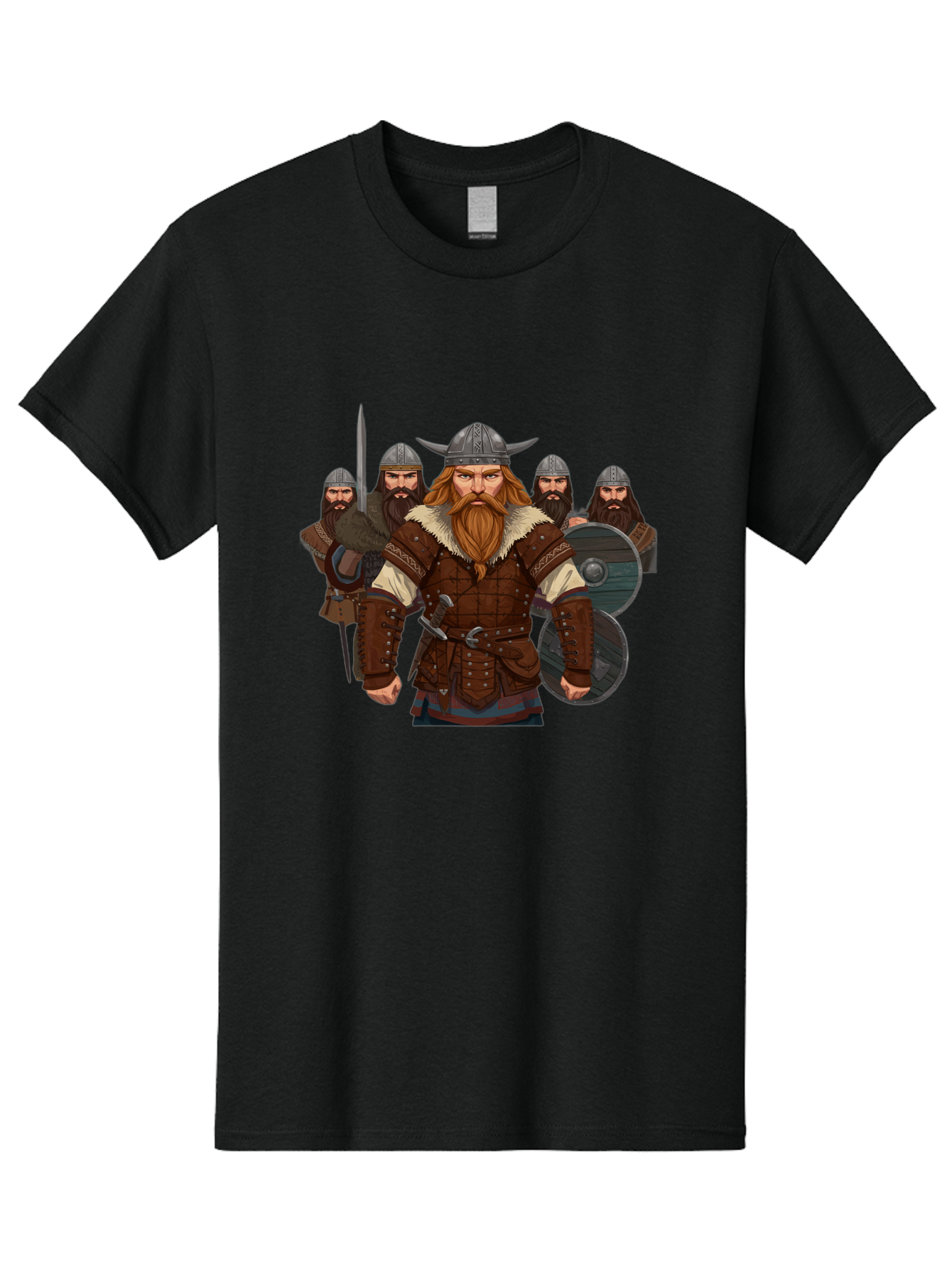 Viking-Warriors-3 Men'S Graphic Tee, 100% Cotton, Comfortable Casual Summer Wear, Machine Washable, Vintage Camera, Old Camera, Antique Camera, Black Camera, Classic Photography, Photography Equipment, Nostalgic Device, Film Camera, Camera Art Bah331 15