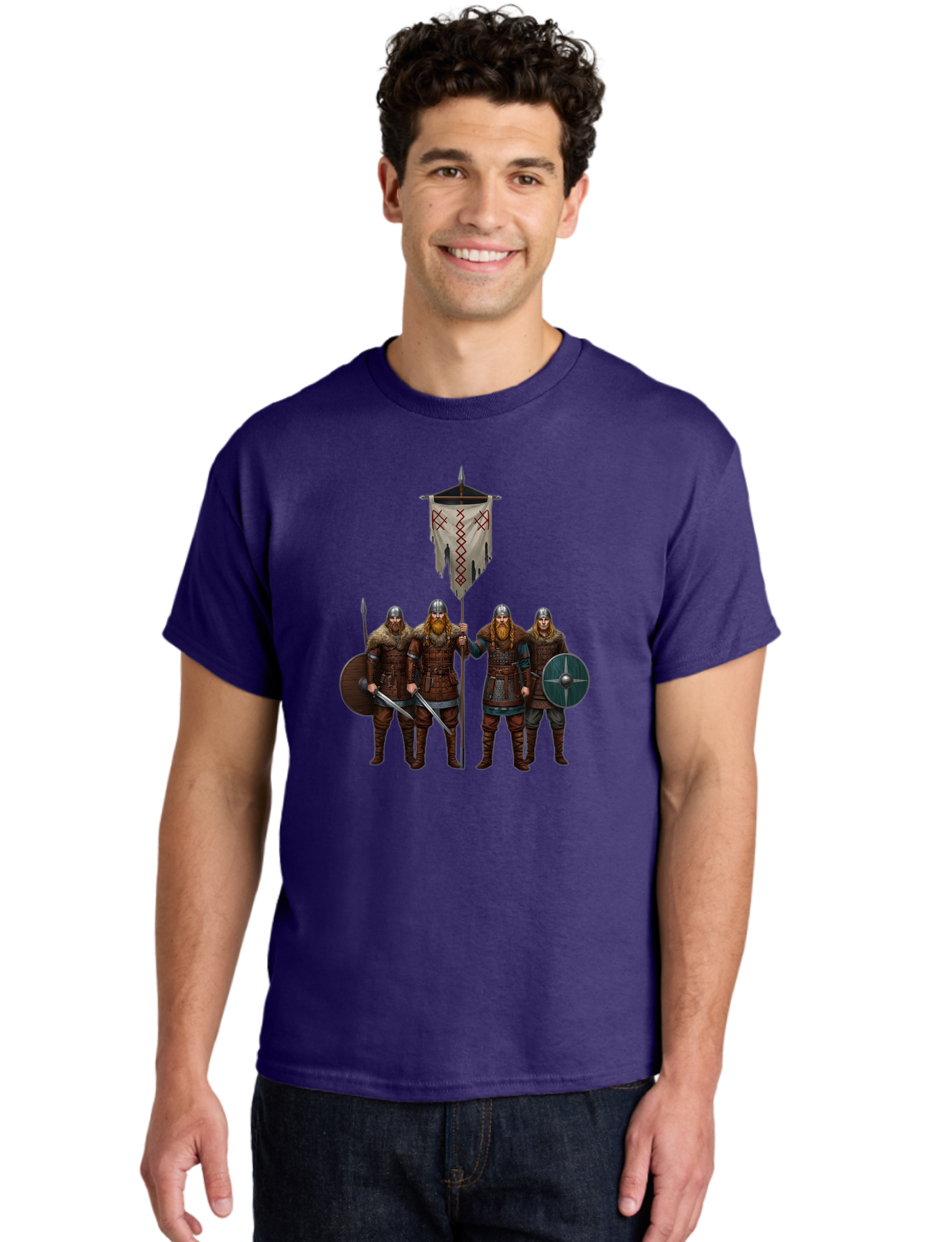 Viking-Warriors-4 Men'S Graphic Tee, 100% Cotton, Comfortable Casual Summer Wear, Machine Washable, Vintage Camera, Old Camera, Antique Camera, Black Camera, Classic Photography, Photography Equipment, Nostalgic Device, Film Camera, Camera Art Bah332 19