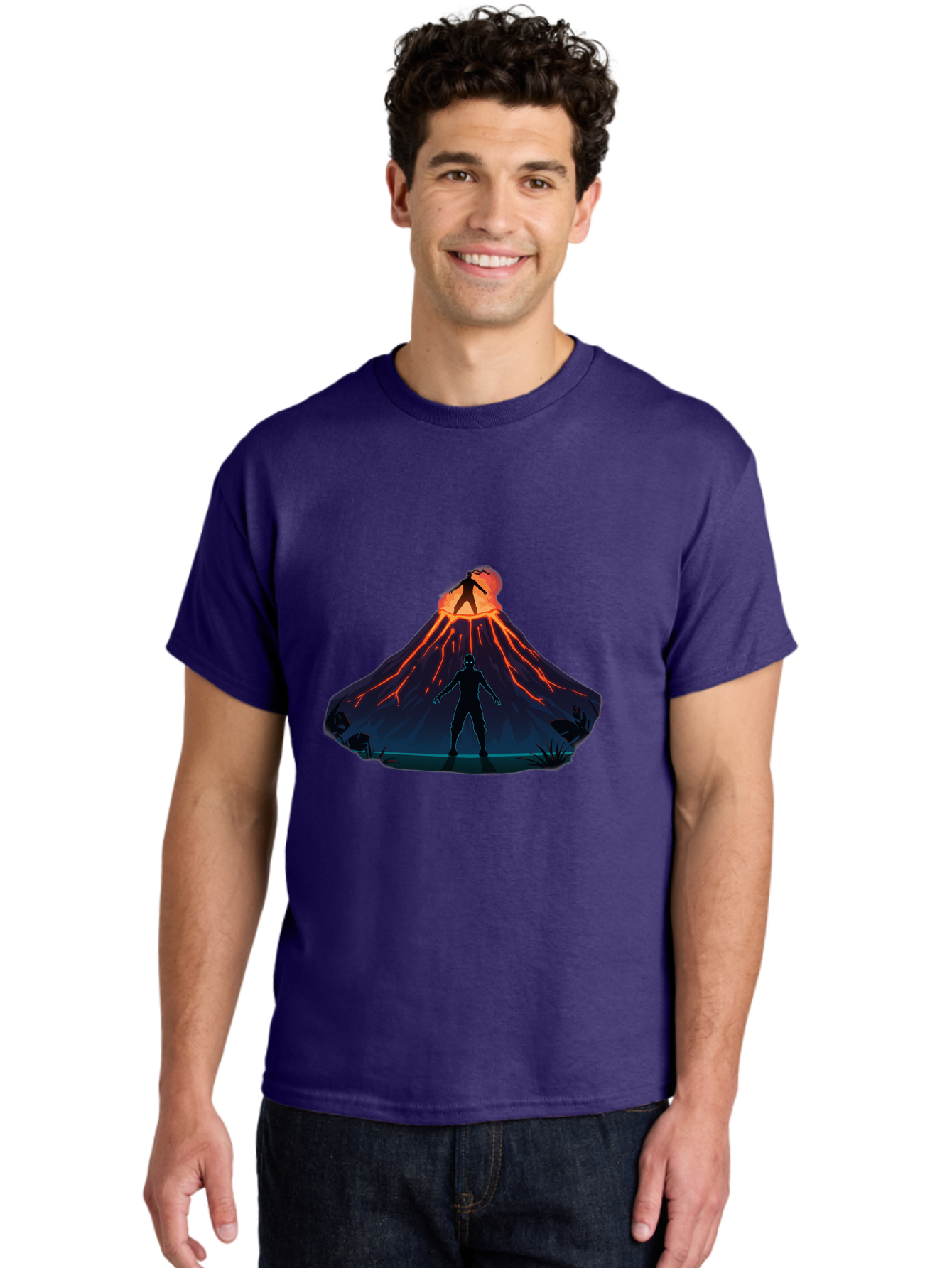 Volcano-Eruption Men'S Graphic Tee, 100% Cotton, Comfortable Casual Summer Wear, Machine Washable, Vintage Camera, Old Camera, Antique Camera, Black Camera, Classic Photography, Photography Equipment, Nostalgic Device, Film Camera, Camera Art Bah351 19