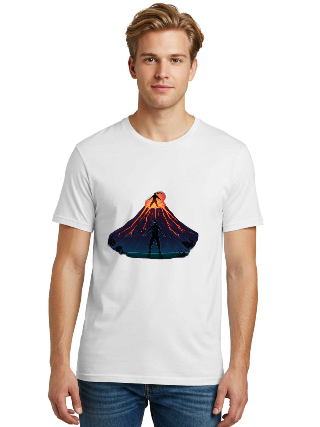 Volcano-Eruption Men'S Graphic Tee, 100% Cotton, Comfortable Casual Summer Wear, Machine Washable, Vintage Camera, Old Camera, Antique Camera, Black Camera, Classic Photography, Photography Equipment, Nostalgic Device, Film Camera, Camera Art Bah351 23