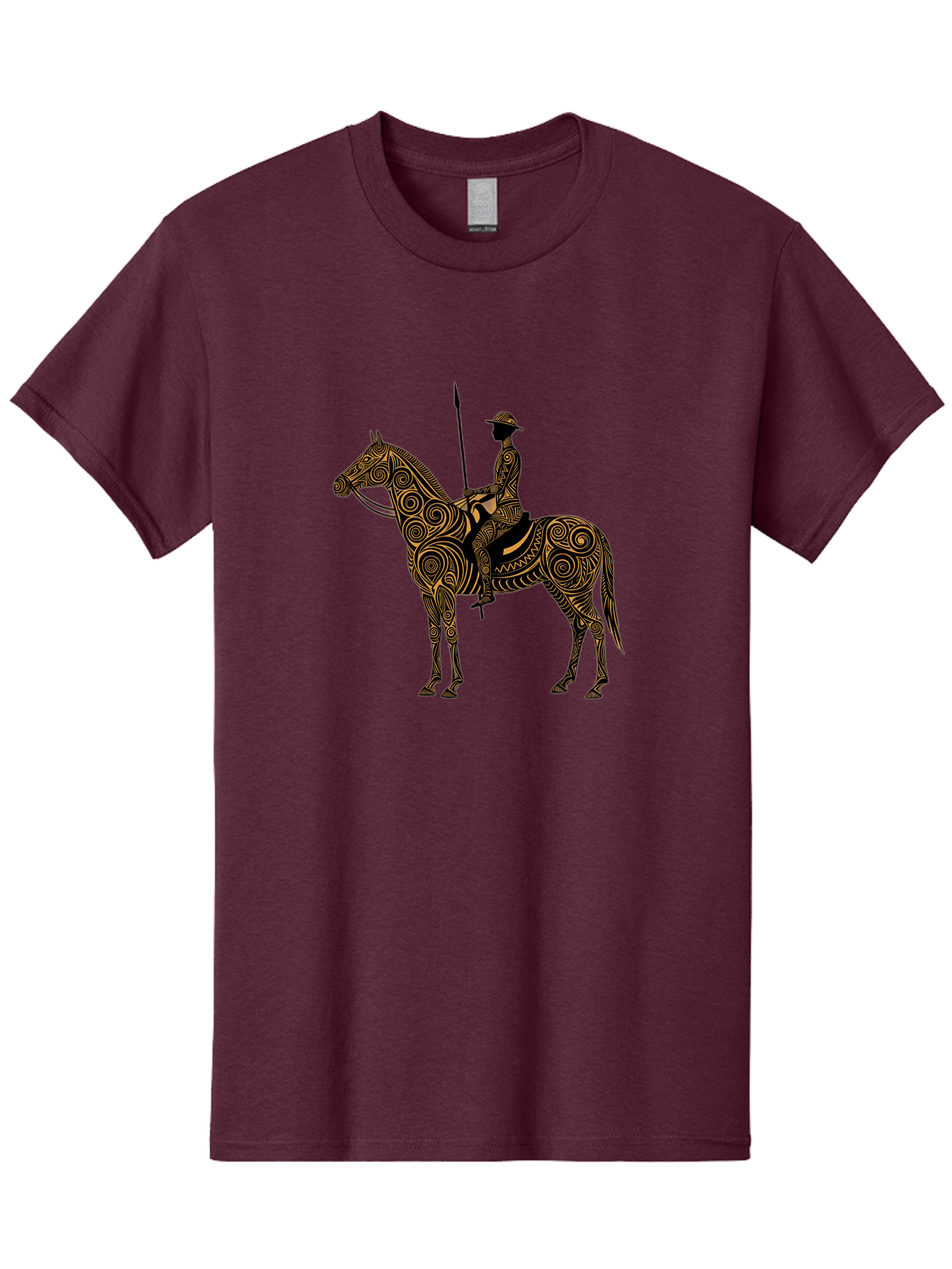 Warrior-On-Horseback Men'S Graphic Tee, 100% Cotton, Comfortable Casual Summer Wear, Machine Washable, Vintage Camera, Old Camera, Antique Camera, Black Camera, Classic Photography, Photography Equipment, Nostalgic Device, Film Camera, Bah356 13