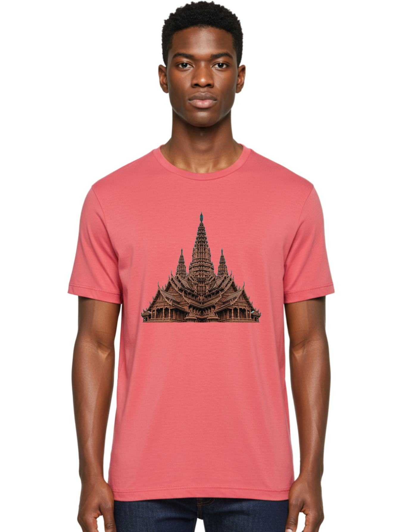 Wat-Arun-1 Men'S Graphic Tee, 100% Cotton, Comfortable Casual Summer Wear, Machine Washable, Vintage Camera, Old Camera, Antique Camera, Black Camera, Classic Photography, Photography Equipment, Nostalgic Device, Film Camera, Camera Art Bah357 20