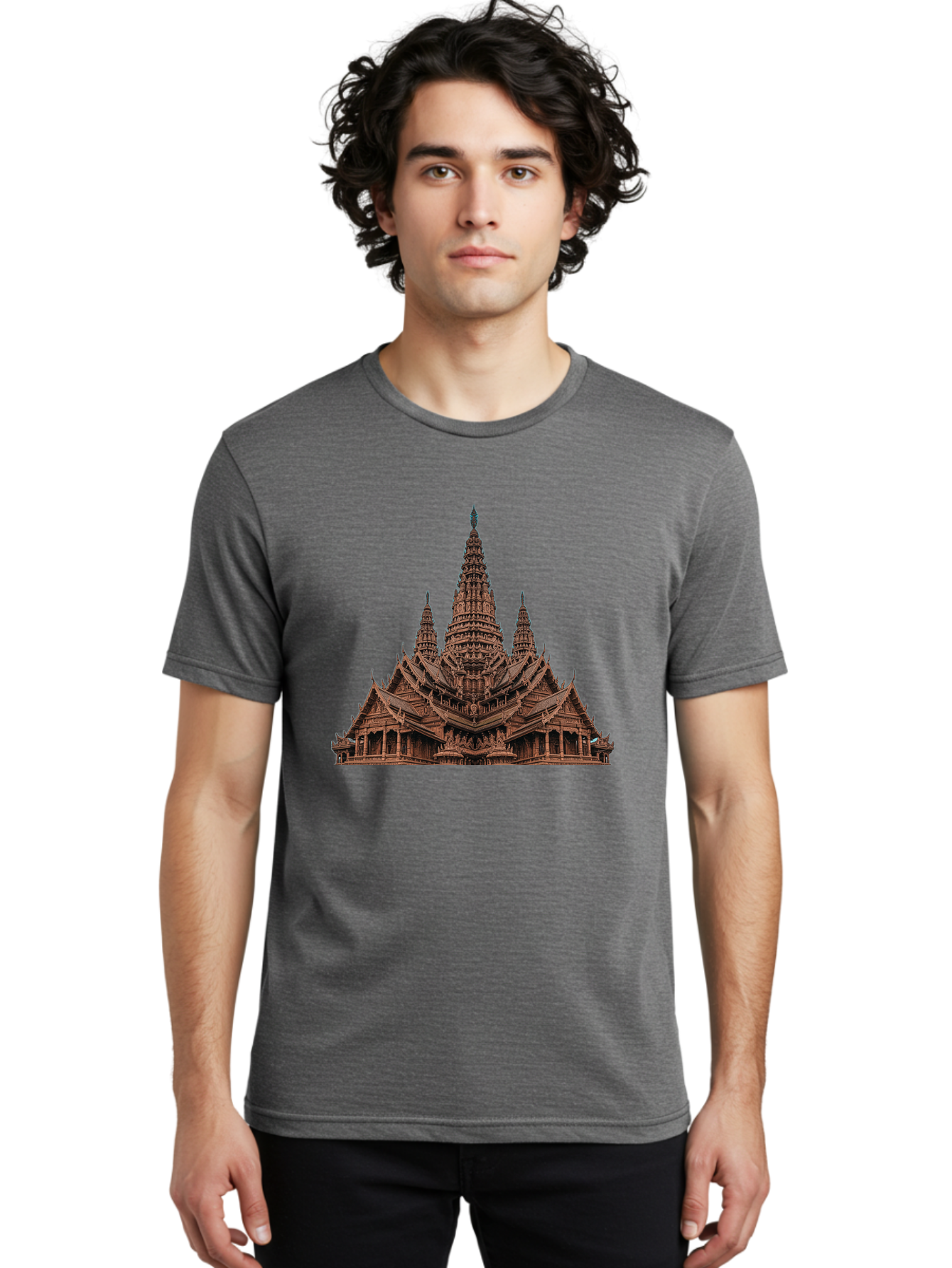 Wat-Arun-1 Men'S Graphic Tee, 100% Cotton, Comfortable Casual Summer Wear, Machine Washable, Vintage Camera, Old Camera, Antique Camera, Black Camera, Classic Photography, Photography Equipment, Nostalgic Device, Film Camera, Camera Art Bah357 27