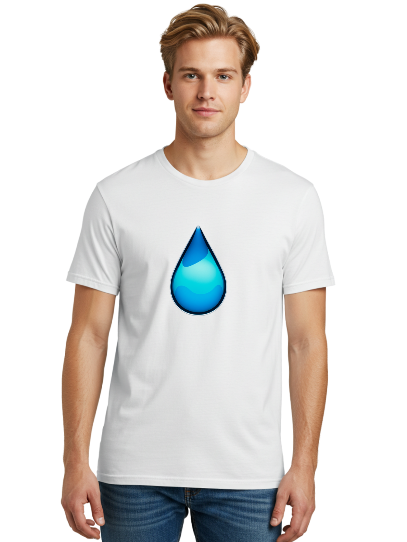 Water-Droplet-1 Men'S Graphic Tee, 100% Cotton, Comfortable Casual Summer Wear, Machine Washable, Vintage Camera, Old Camera, Antique Camera, Black Camera, Classic Photography, Photography Equipment, Nostalgic Device, Film Camera, Camera Art Bah360 23