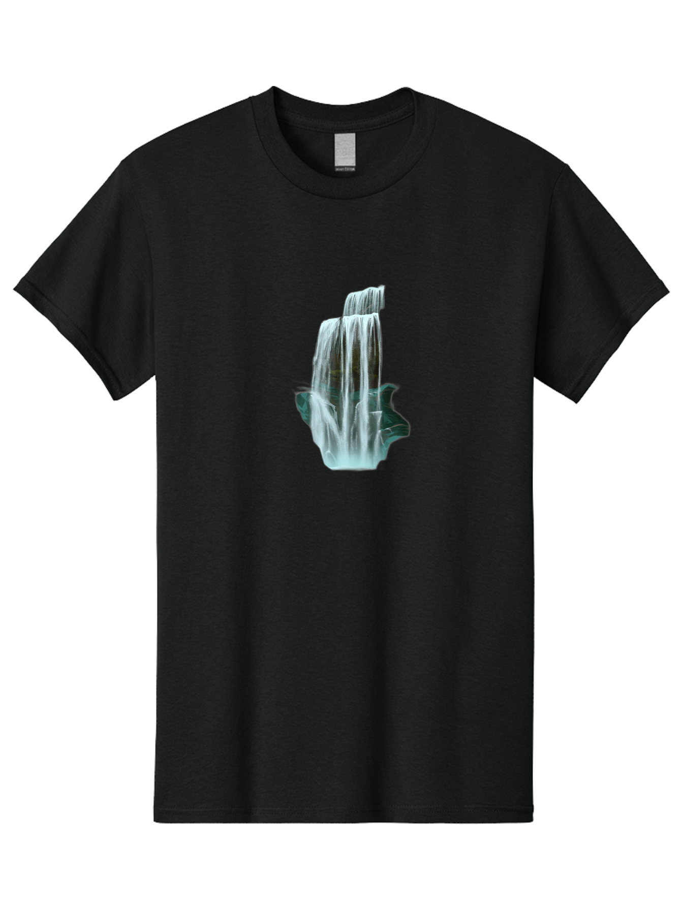 Waterfall Men'S Graphic Tee, 100% Cotton, Comfortable Casual Summer Wear, Machine Washable, Vintage Camera, Old Camera, Antique Camera, Black Camera, Classic Photography, Photography Equipment, Nostalgic Device, Film Camera, Camera Art Bah362 4