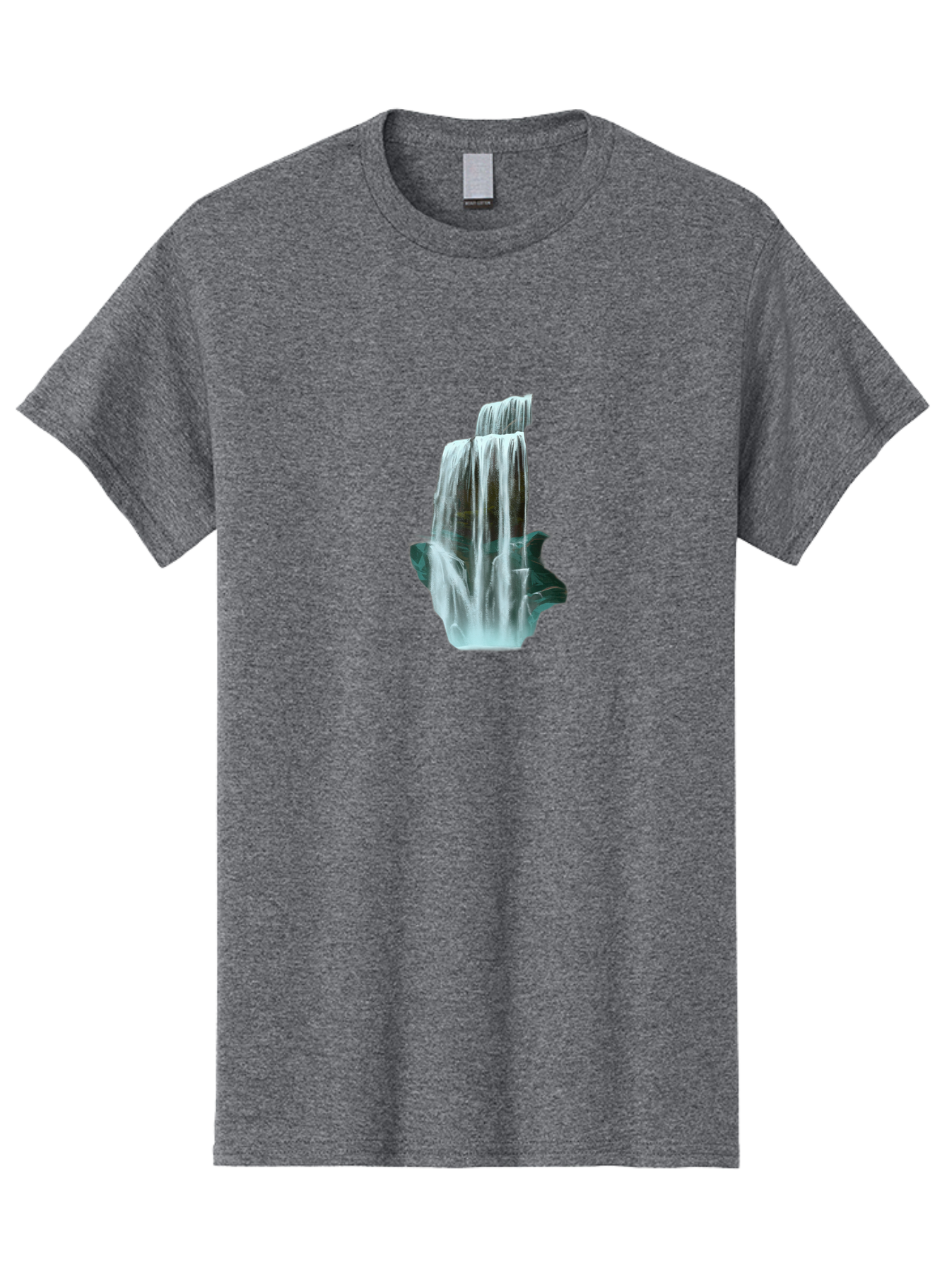 Waterfall Men'S Graphic Tee, 100% Cotton, Comfortable Casual Summer Wear, Machine Washable, Vintage Camera, Old Camera, Antique Camera, Black Camera, Classic Photography, Photography Equipment, Nostalgic Device, Film Camera, Camera Art Bah362 3