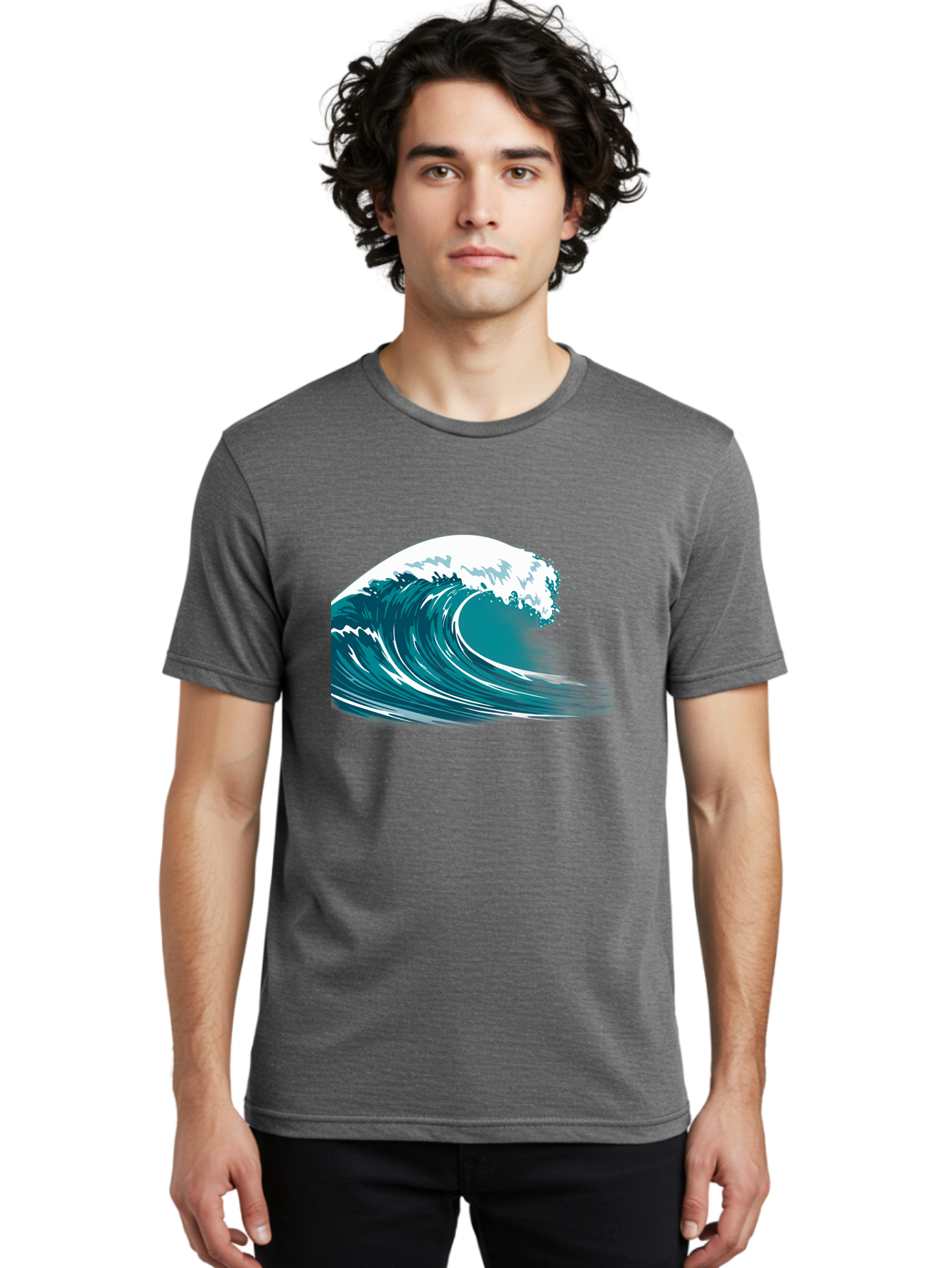 Wave Men'S Graphic Tee, 100% Cotton, Comfortable Casual Summer Wear, Machine Washable, Vintage Camera, Old Camera, Antique Camera, Black Camera, Classic Photography, Photography Equipment, Nostalgic Device, Film Camera, Camera Art Bah364 17