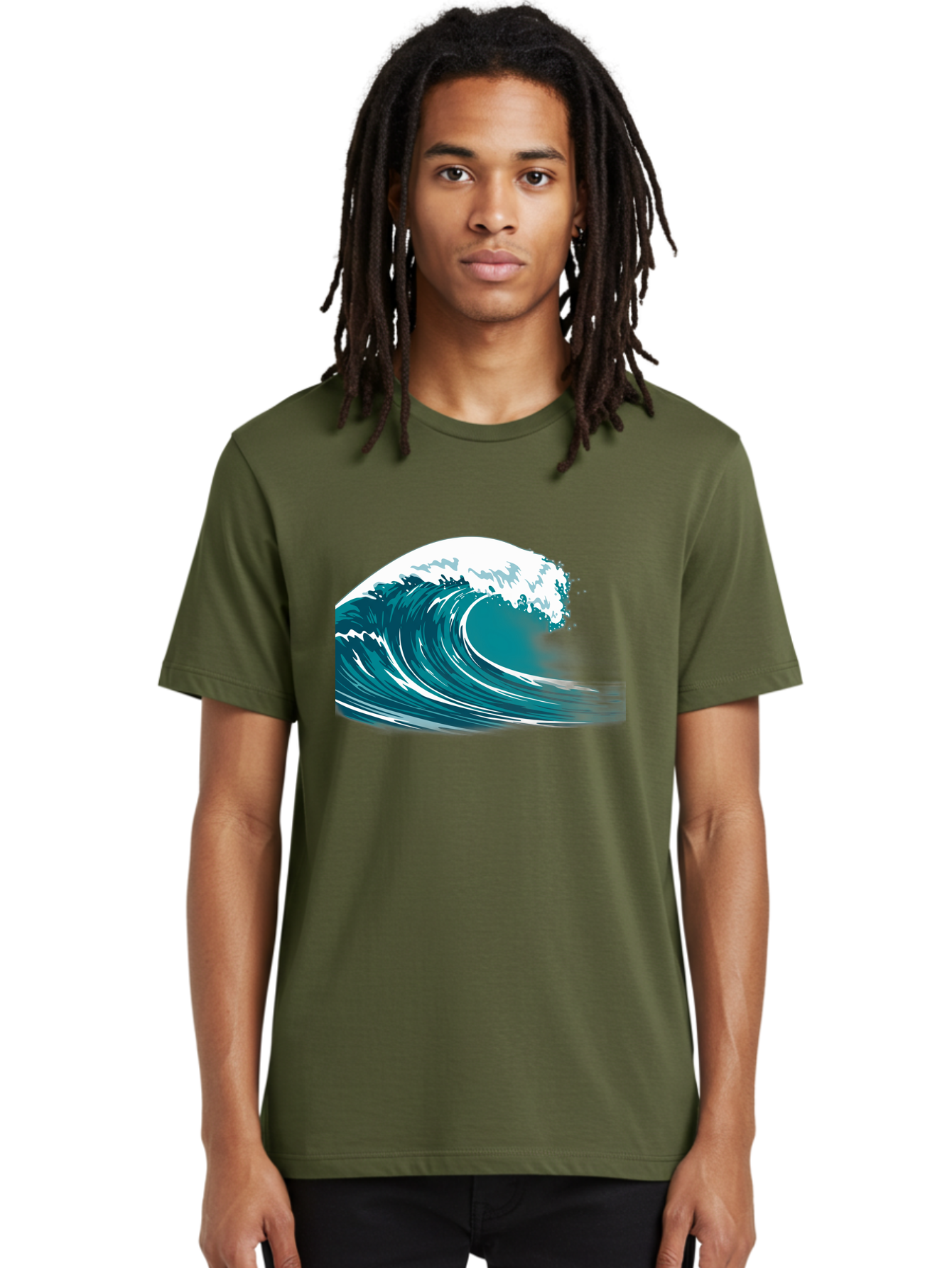 Wave Men'S Graphic Tee, 100% Cotton, Comfortable Casual Summer Wear, Machine Washable, Vintage Camera, Old Camera, Antique Camera, Black Camera, Classic Photography, Photography Equipment, Nostalgic Device, Film Camera, Camera Art Bah364 24