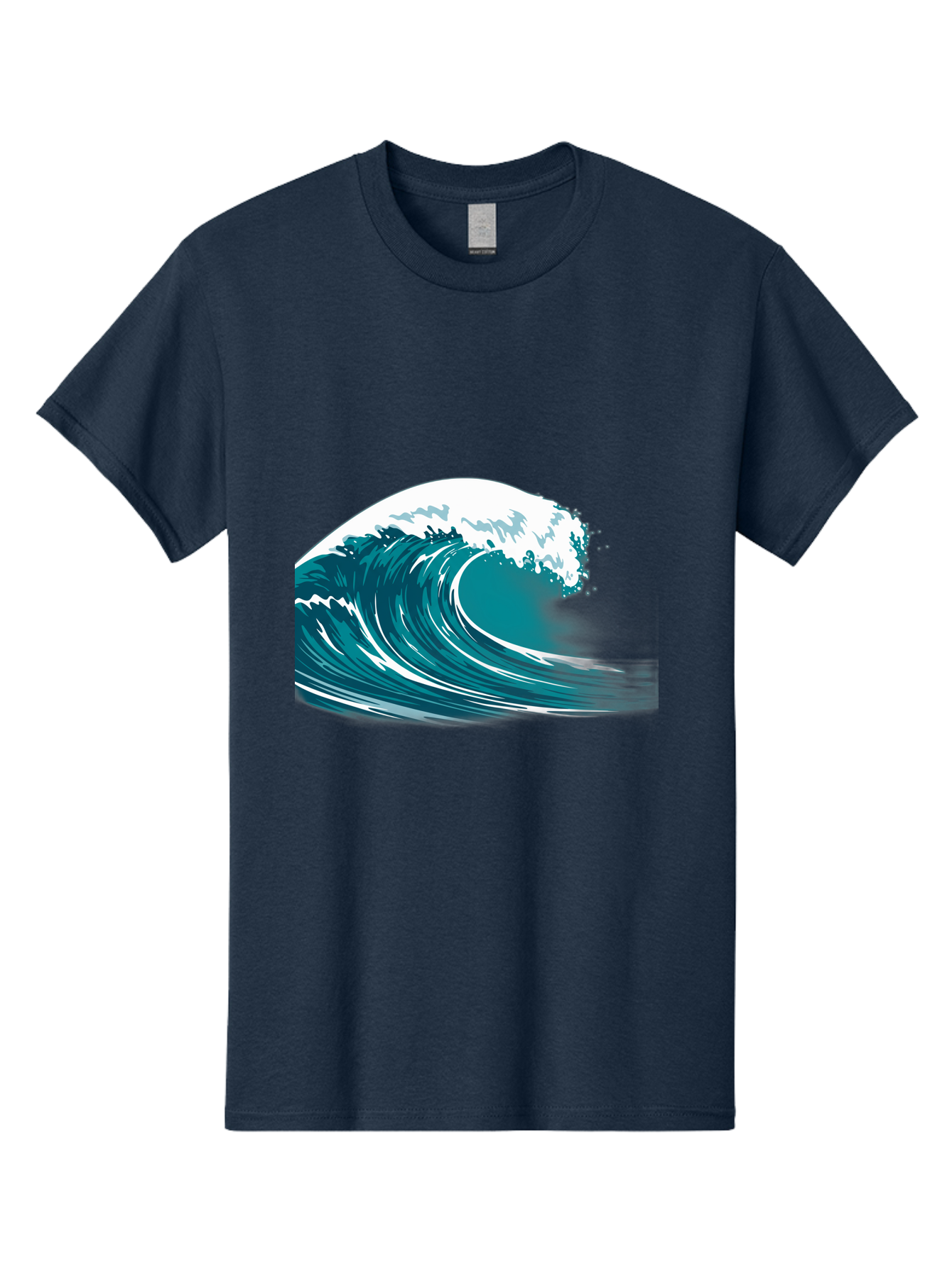 Wave Men'S Graphic Tee, 100% Cotton, Comfortable Casual Summer Wear, Machine Washable, Vintage Camera, Old Camera, Antique Camera, Black Camera, Classic Photography, Photography Equipment, Nostalgic Device, Film Camera, Camera Art Bah364 7