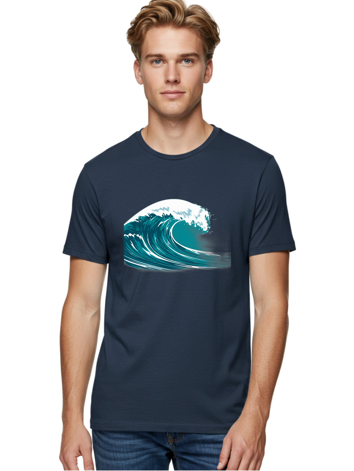 Wave Men'S Graphic Tee, 100% Cotton, Comfortable Casual Summer Wear, Machine Washable, Vintage Camera, Old Camera, Antique Camera, Black Camera, Classic Photography, Photography Equipment, Nostalgic Device, Film Camera, Camera Art Bah364 22