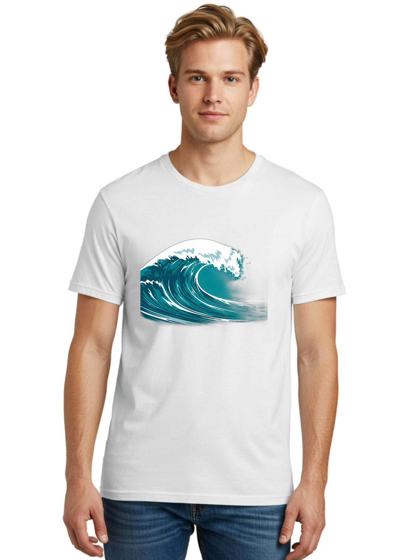 Wave Men'S Graphic Tee, 100% Cotton, Comfortable Casual Summer Wear, Machine Washable, Vintage Camera, Old Camera, Antique Camera, Black Camera, Classic Photography, Photography Equipment, Nostalgic Device, Film Camera, Camera Art Bah364 25