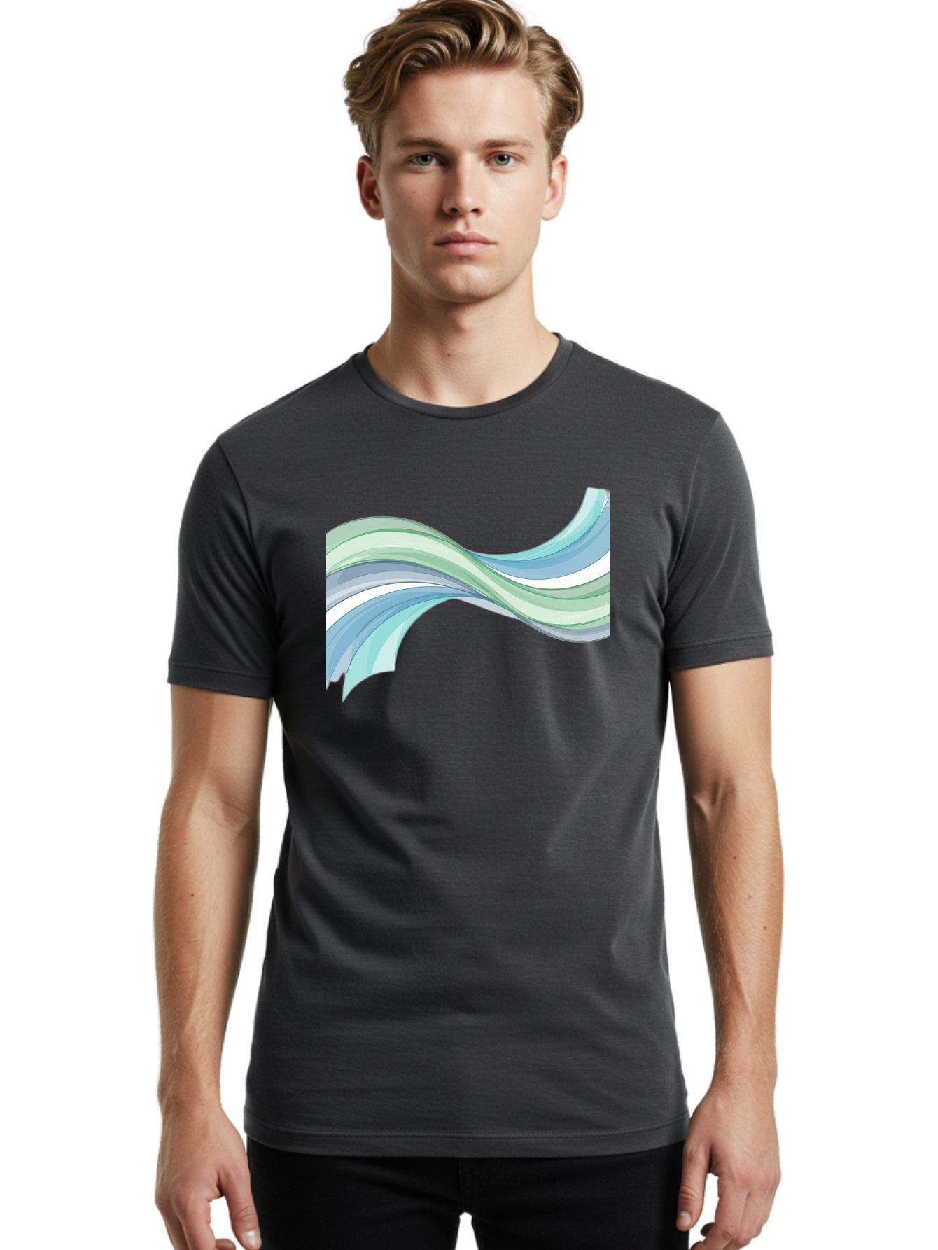 Wavy-Lines Men'S Graphic Tee, 100% Cotton, Comfortable Casual Summer Wear, Machine Washable, Vintage Camera, Old Camera, Antique Camera, Black Camera, Classic Photography, Photography Equipment, Nostalgic Device, Film Camera, Camera Art Bah365 28