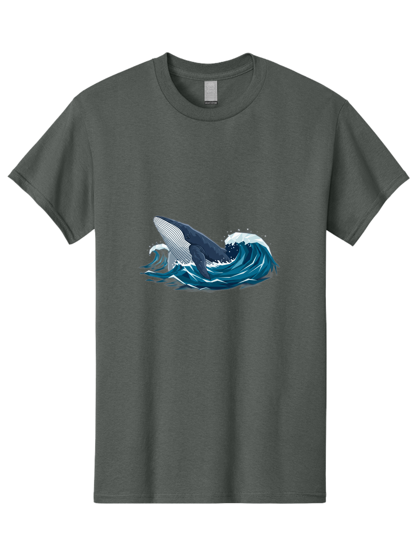 Whale-Breaching-Wave Men'S Graphic Tee, 100% Cotton, Comfortable Casual Summer Wear, Machine Washable, Vintage Camera, Old Camera, Antique Camera, Black Camera, Classic Photography, Photography Equipment, Nostalgic Device, Film Camera, Bah366 3