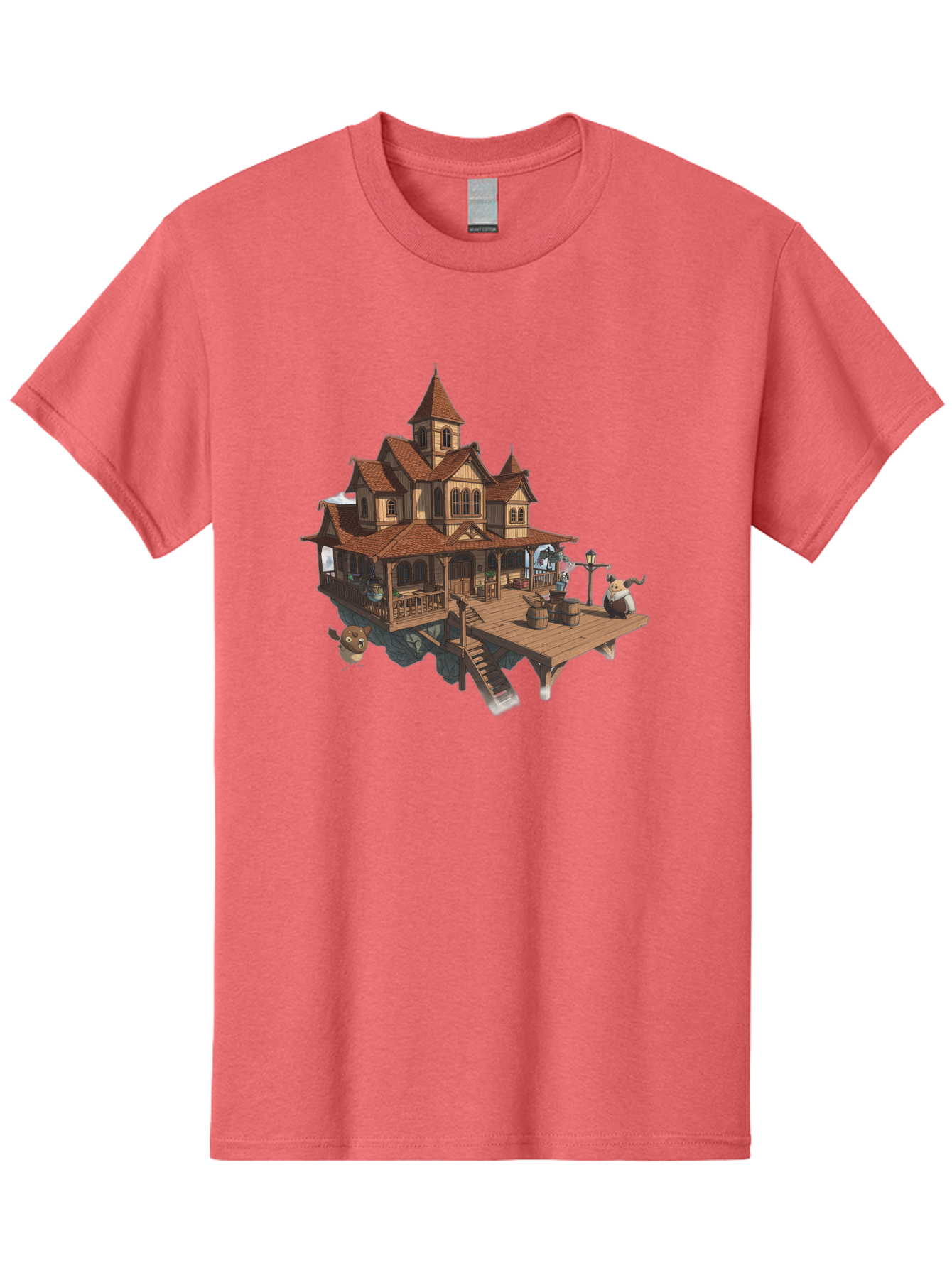Whimsical-Wooden-Treehouse Men'S Graphic Tee, 100% Cotton, Comfortable Casual Summer Wear, Machine Washable, Vintage Camera, Old Camera, Antique Camera, Black Camera, Classic Photography, Photography Equipment, Nostalgic Device, Film Camera, Bah367 12