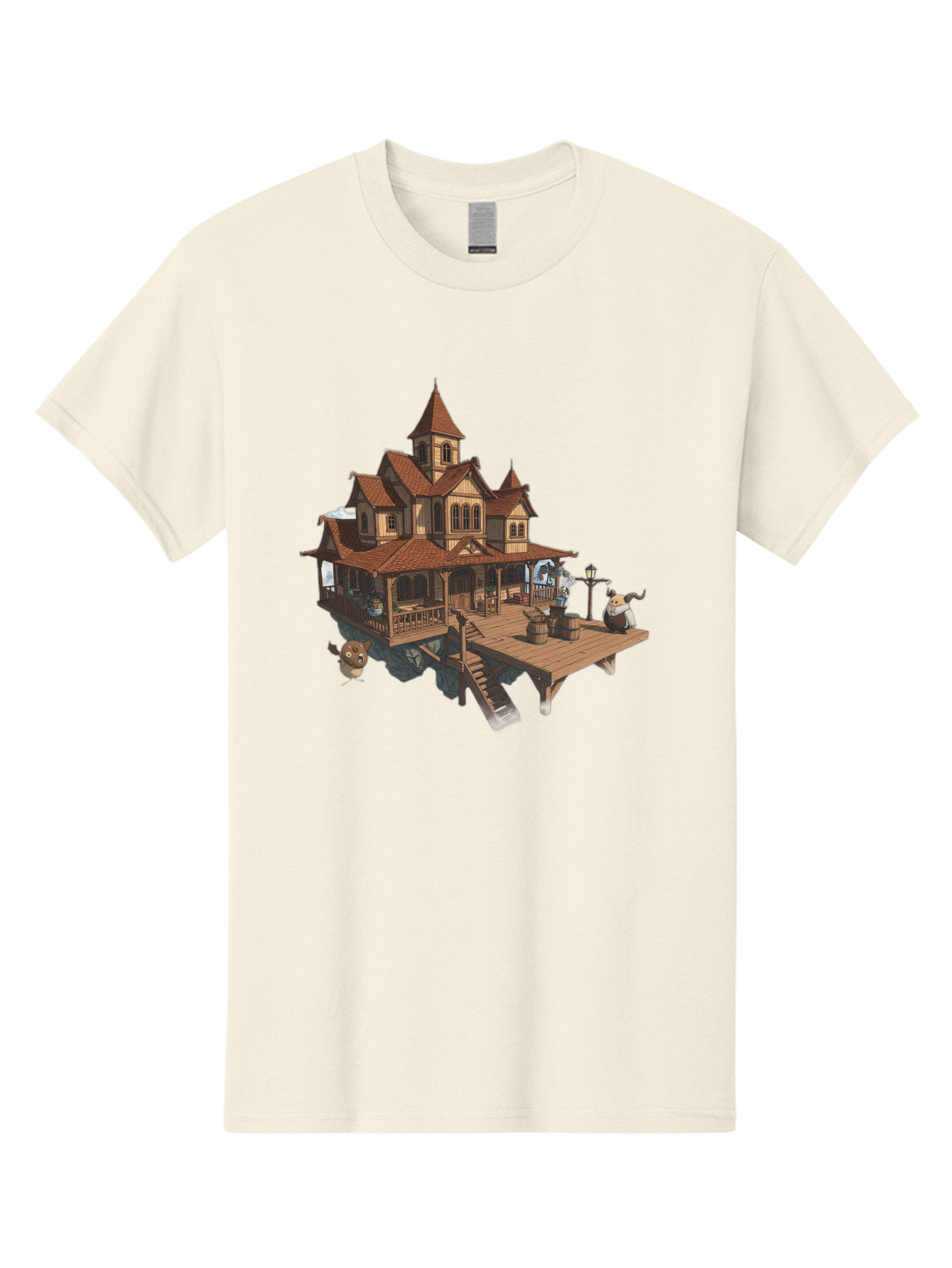 Whimsical-Wooden-Treehouse Men'S Graphic Tee, 100% Cotton, Comfortable Casual Summer Wear, Machine Washable, Vintage Camera, Old Camera, Antique Camera, Black Camera, Classic Photography, Photography Equipment, Nostalgic Device, Film Camera, Bah367 4