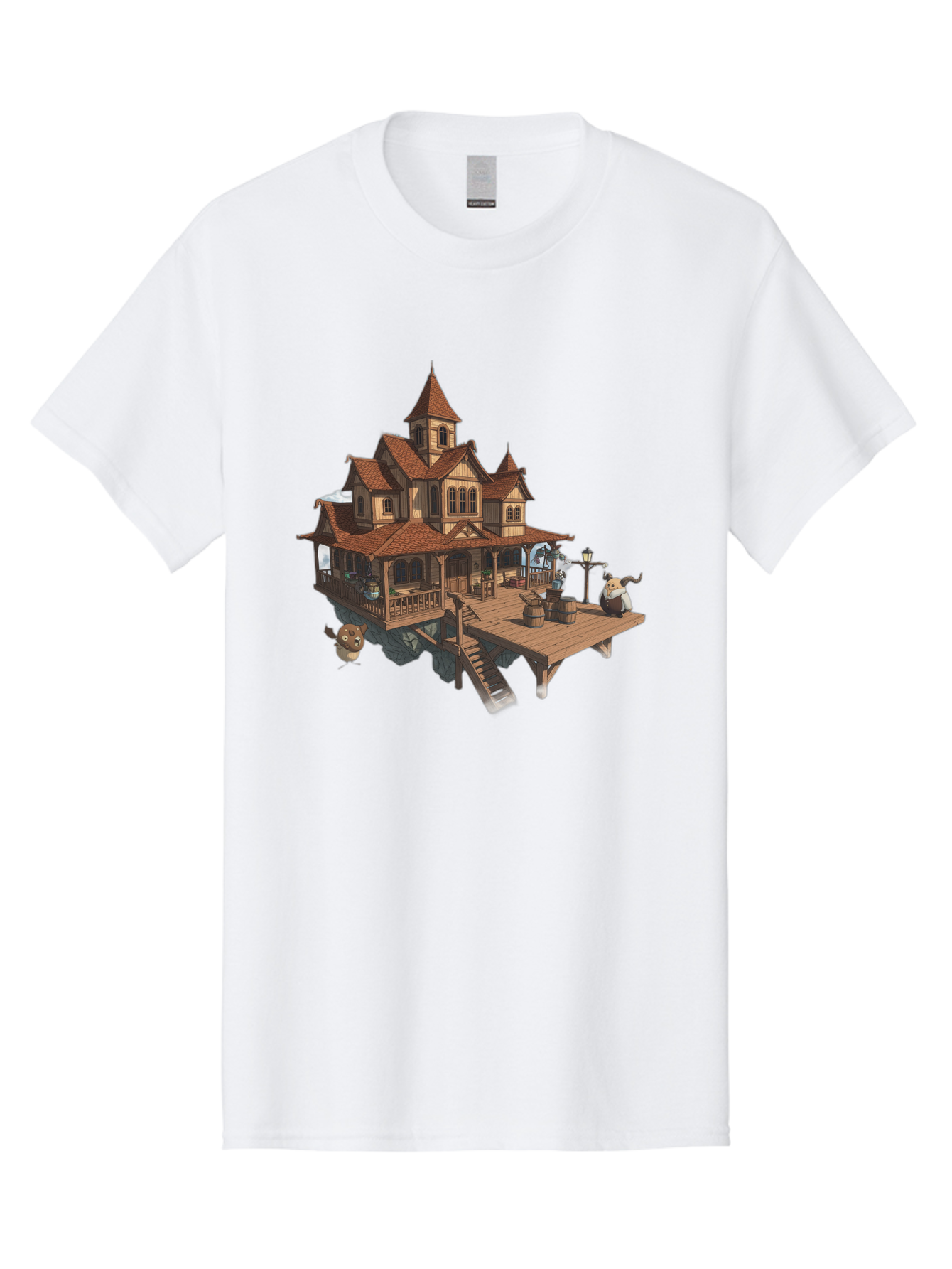 Whimsical-Wooden-Treehouse Men'S Graphic Tee, 100% Cotton, Comfortable Casual Summer Wear, Machine Washable, Vintage Camera, Old Camera, Antique Camera, Black Camera, Classic Photography, Photography Equipment, Nostalgic Device, Film Camera, Bah367 10