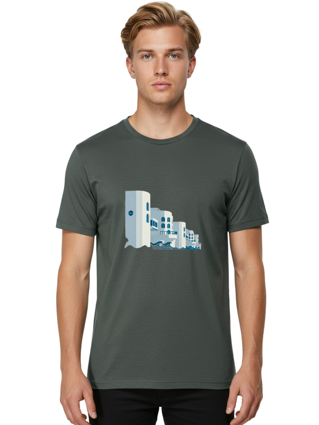 White-Buildings Men'S Graphic Tee, 100% Cotton, Comfortable Casual Summer Wear, Machine Washable, Vintage Camera, Old Camera, Antique Camera, Black Camera, Classic Photography, Photography Equipment, Nostalgic Device, Film Camera, Camera Art Bah369 19