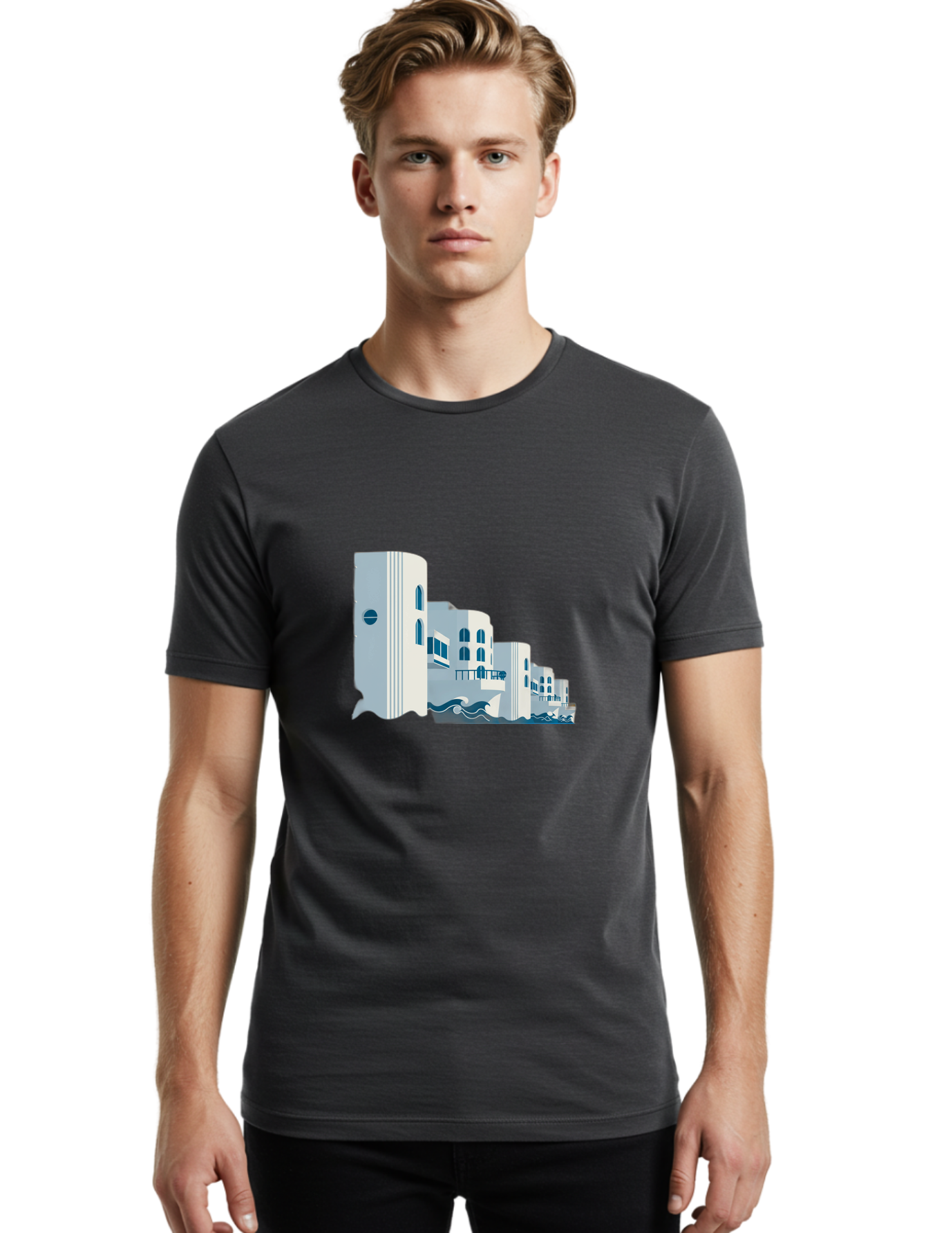 White-Buildings Men'S Graphic Tee, 100% Cotton, Comfortable Casual Summer Wear, Machine Washable, Vintage Camera, Old Camera, Antique Camera, Black Camera, Classic Photography, Photography Equipment, Nostalgic Device, Film Camera, Camera Art Bah369 20