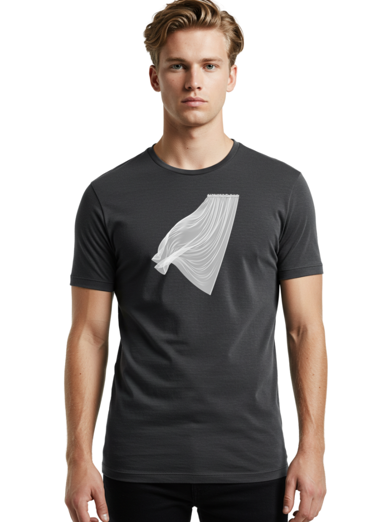 White-Curtain-1 Men'S Graphic Tee, 100% Cotton, Comfortable Casual Summer Wear, Machine Washable, Vintage Camera, Old Camera, Antique Camera, Black Camera, Classic Photography, Photography Equipment, Nostalgic Device, Film Camera, Camera Art Bah370 28
