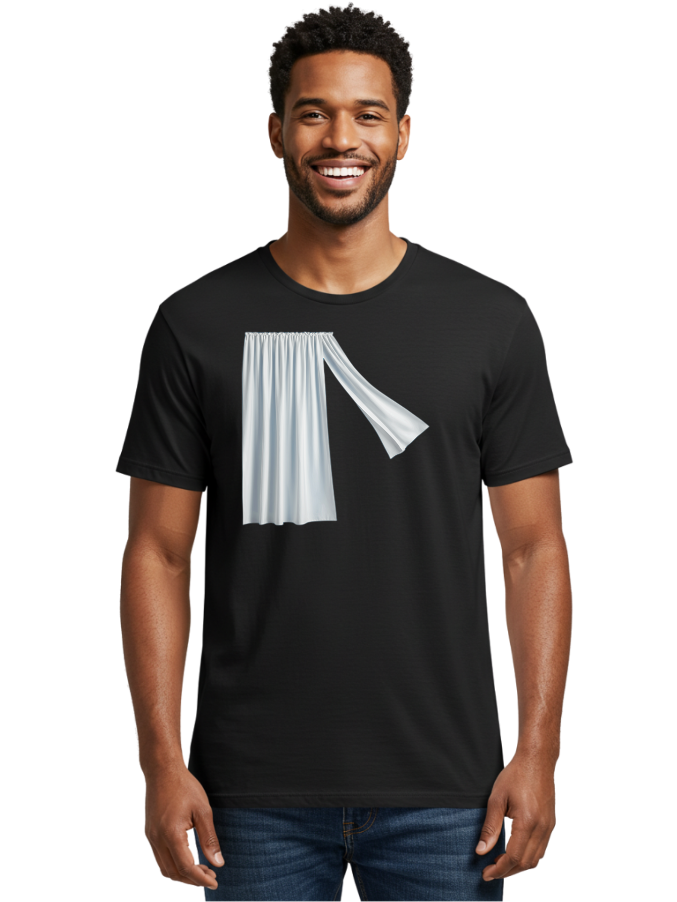 White-Curtain-2 Men'S Graphic Tee, 100% Cotton, Comfortable Casual Summer Wear, Machine Washable, Vintage Camera, Old Camera, Antique Camera, Black Camera, Classic Photography, Photography Equipment, Nostalgic Device, Film Camera, Camera Art Bah371 24