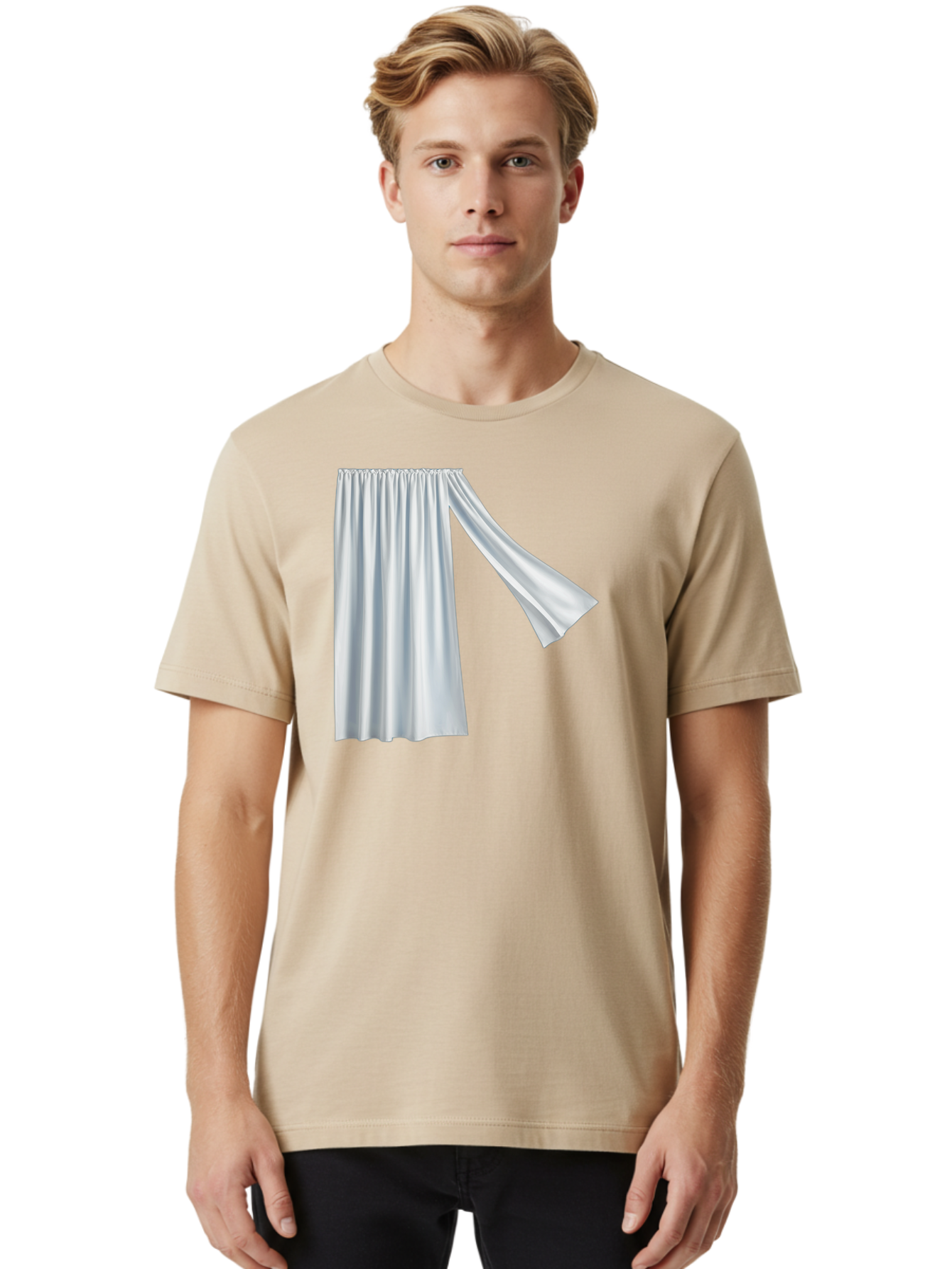 White-Curtain-2 Men'S Graphic Tee, 100% Cotton, Comfortable Casual Summer Wear, Machine Washable, Vintage Camera, Old Camera, Antique Camera, Black Camera, Classic Photography, Photography Equipment, Nostalgic Device, Film Camera, Camera Art Bah371 17