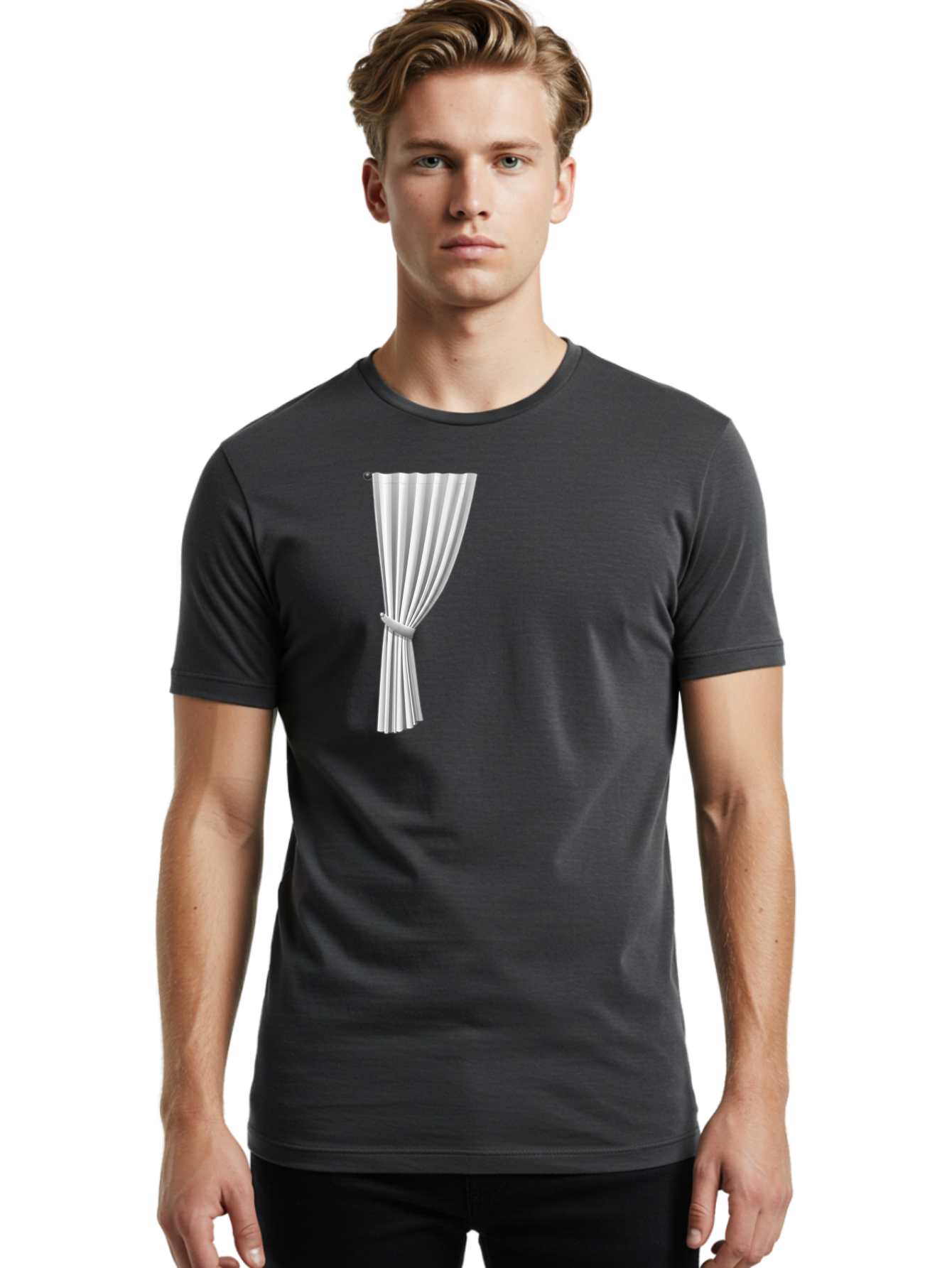 White-Curtain Men'S Graphic Tee, 100% Cotton, Comfortable Casual Summer Wear, Machine Washable, Vintage Camera, Old Camera, Antique Camera, Black Camera, Classic Photography, Photography Equipment, Nostalgic Device, Film Camera, Camera Art Bah372 17
