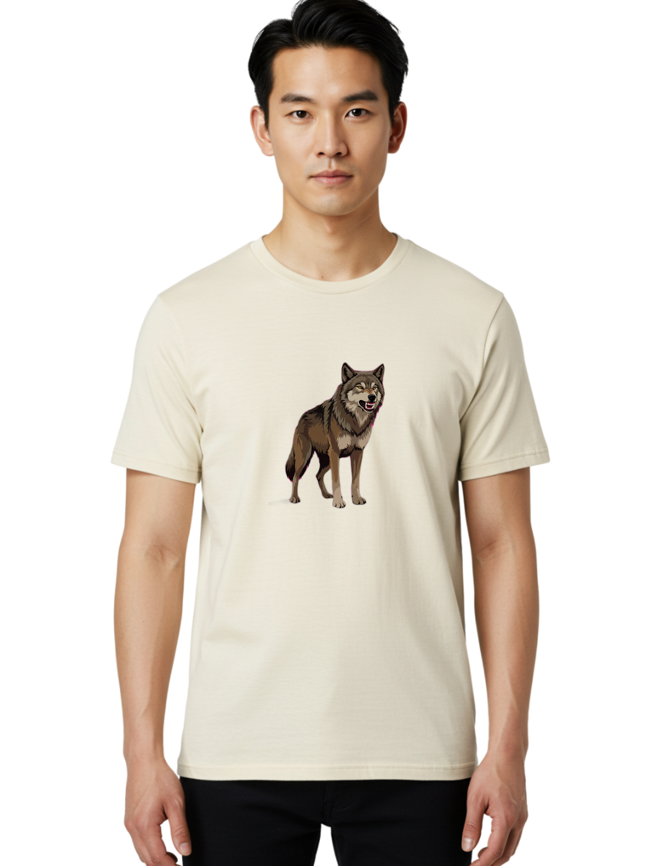 Wolf Men'S Graphic Tee, 100% Cotton, Comfortable Casual Summer Wear, Machine Washable, Vintage Camera, Old Camera, Antique Camera, Black Camera, Classic Photography, Photography Equipment, Nostalgic Device, Film Camera, Camera Art Bah390 16