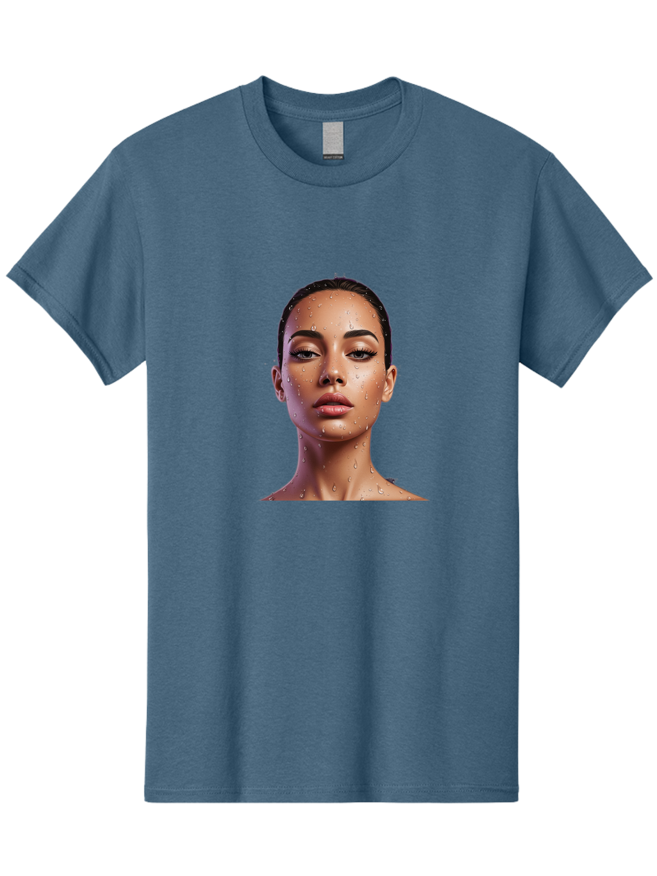 Woman-With-Water-Droplets Men'S Graphic Tee, 100% Cotton, Comfortable Casual Summer Wear, Machine Washable, Vintage Camera, Old Camera, Antique Camera, Black Camera, Classic Photography, Photography Equipment, Nostalgic Device, Film Camera, Bah397 11