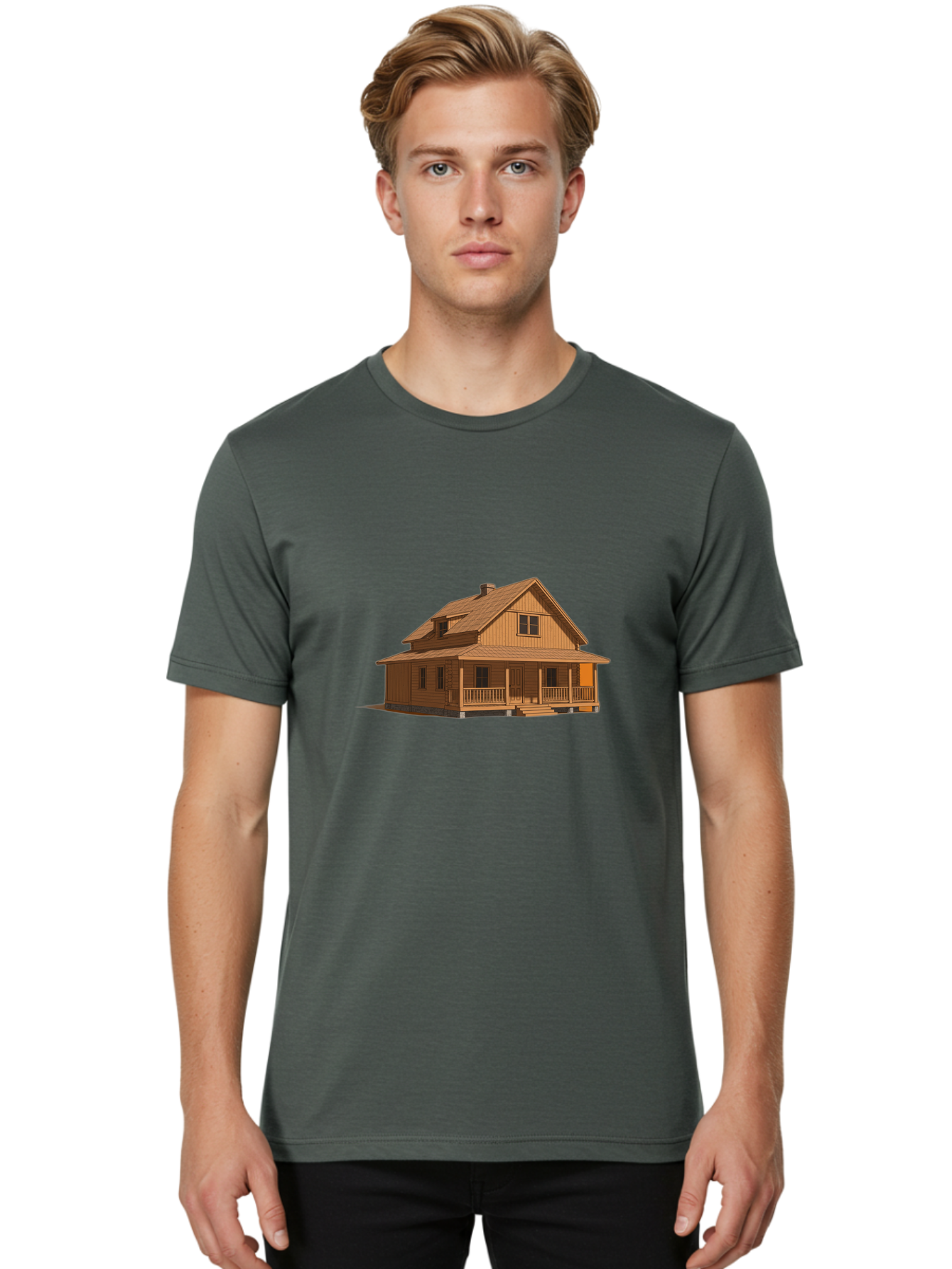 Wooden-House Men'S Graphic Tee, 100% Cotton, Comfortable Casual Summer Wear, Machine Washable, Vintage Camera, Old Camera, Antique Camera, Black Camera, Classic Photography, Photography Equipment, Nostalgic Device, Film Camera, Camera Art Bah399 16