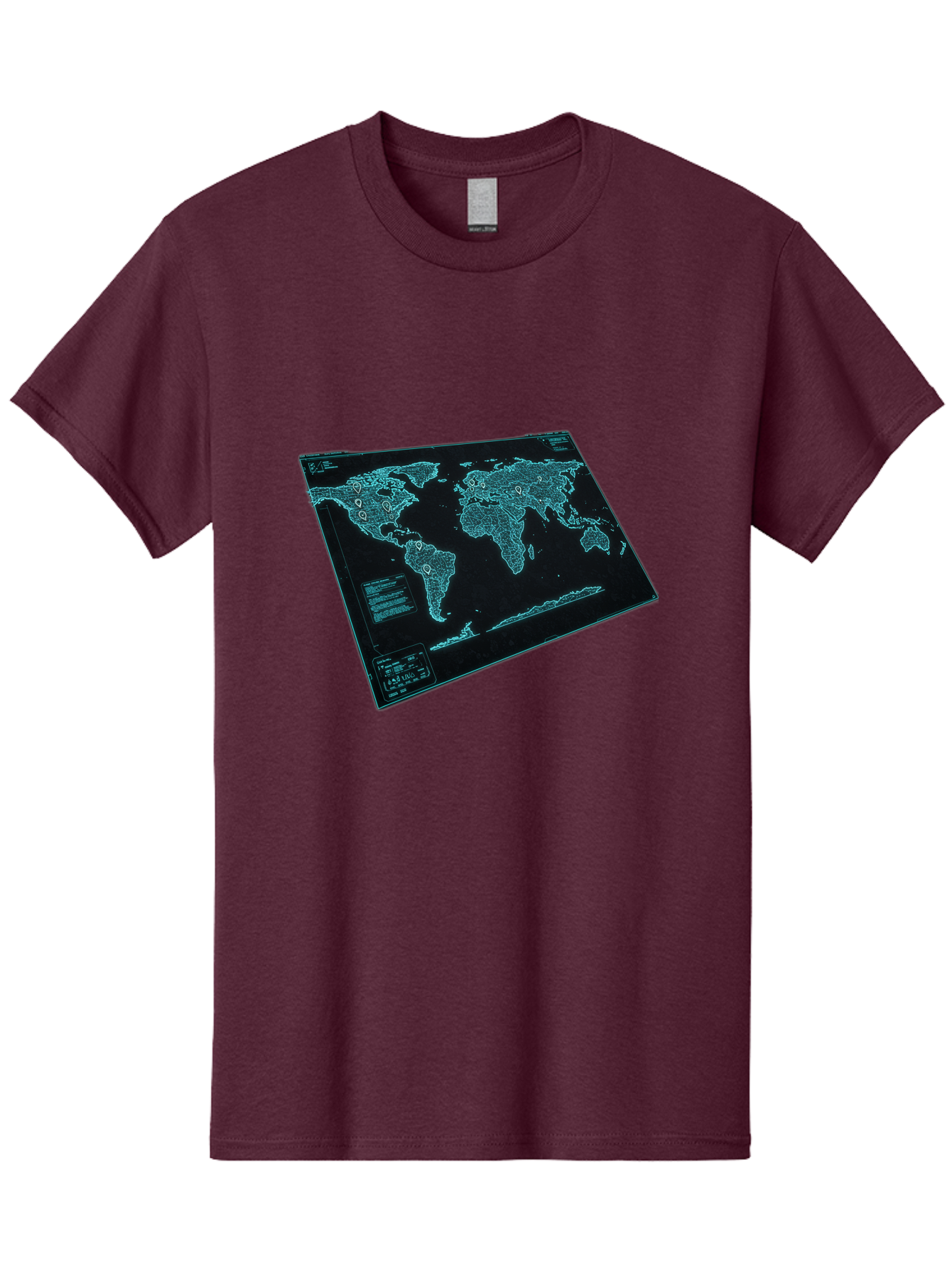 World-Map-1 Men'S Graphic Tee, 100% Cotton, Comfortable Casual Summer Wear, Machine Washable, Vintage Camera, Old Camera, Antique Camera, Black Camera, Classic Photography, Photography Equipment, Nostalgic Device, Film Camera, Camera Art Bah402 12