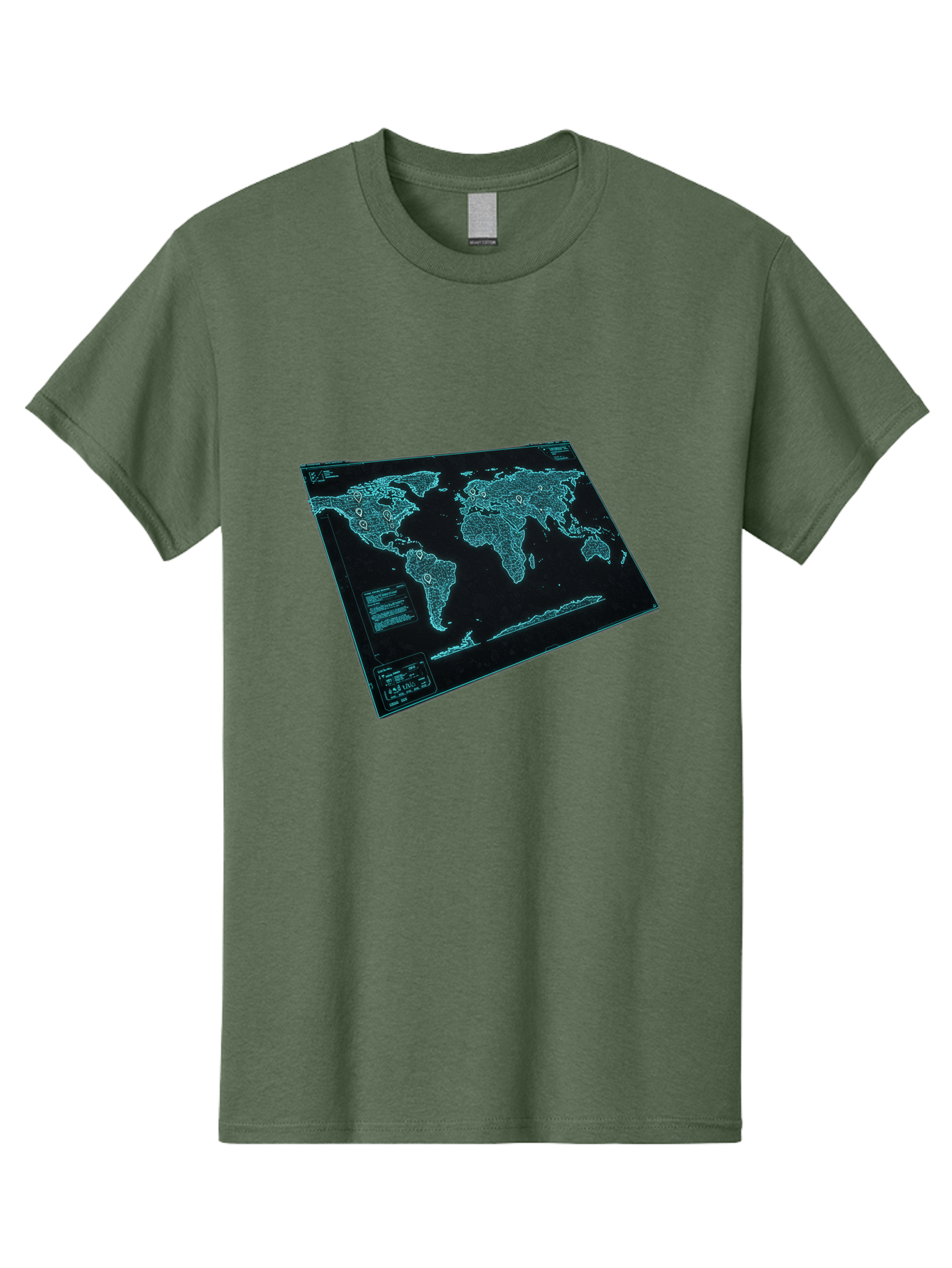 World-Map-1 Men'S Graphic Tee, 100% Cotton, Comfortable Casual Summer Wear, Machine Washable, Vintage Camera, Old Camera, Antique Camera, Black Camera, Classic Photography, Photography Equipment, Nostalgic Device, Film Camera, Camera Art Bah402 10