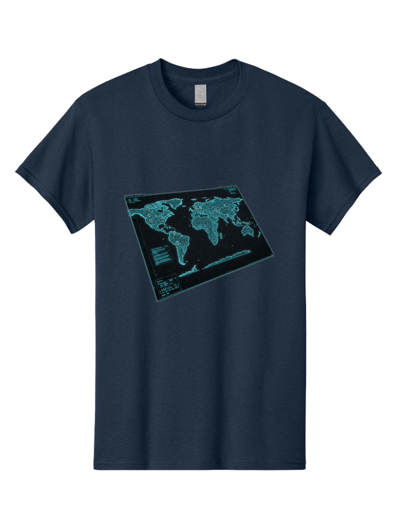 World-Map-1 Men'S Graphic Tee, 100% Cotton, Comfortable Casual Summer Wear, Machine Washable, Vintage Camera, Old Camera, Antique Camera, Black Camera, Classic Photography, Photography Equipment, Nostalgic Device, Film Camera, Camera Art Bah402 6