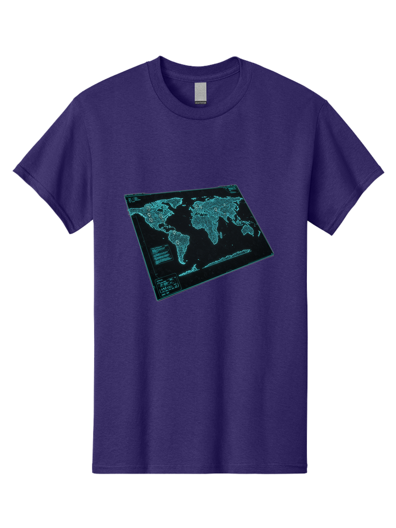 World-Map-1 Men'S Graphic Tee, 100% Cotton, Comfortable Casual Summer Wear, Machine Washable, Vintage Camera, Old Camera, Antique Camera, Black Camera, Classic Photography, Photography Equipment, Nostalgic Device, Film Camera, Camera Art Bah402 8