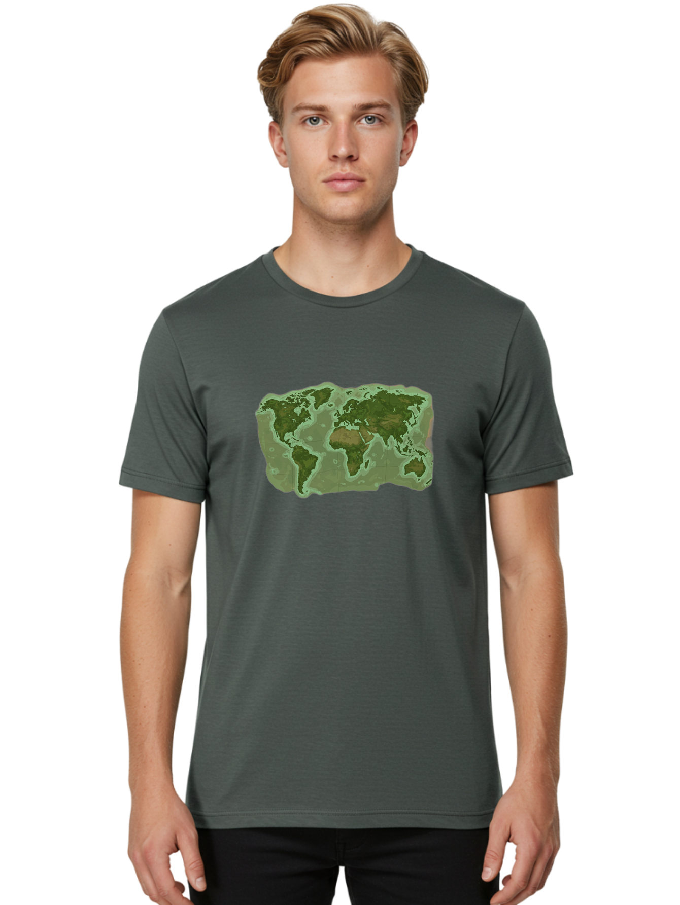 World-Map Men'S Graphic Tee, 100% Cotton, Comfortable Casual Summer Wear, Machine Washable, Vintage Camera, Old Camera, Antique Camera, Black Camera, Classic Photography, Photography Equipment, Nostalgic Device, Film Camera, Camera Art Bah403 17