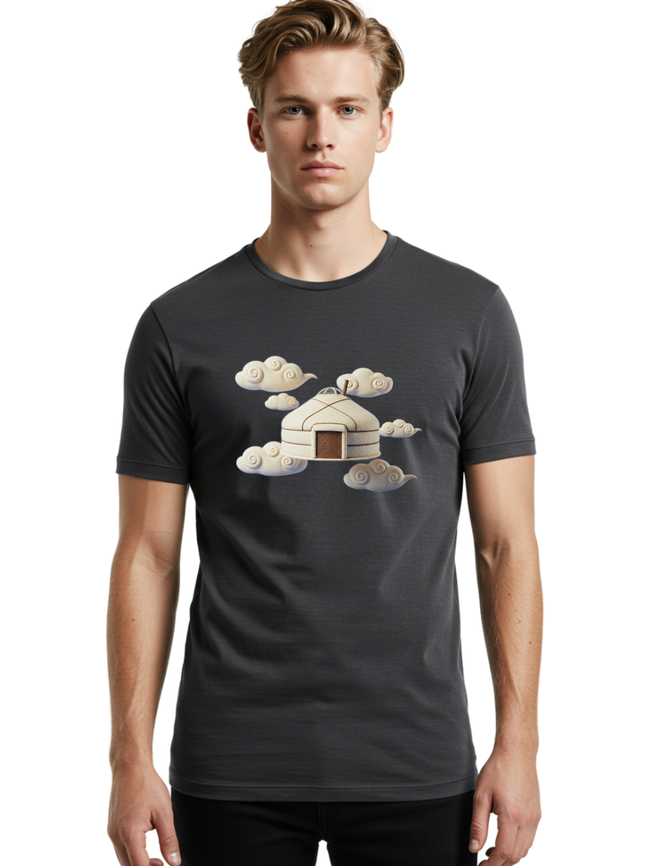 Yurt-House Men'S Graphic Tee, 100% Cotton, Comfortable Casual Summer Wear, Machine Washable, Vintage Camera, Old Camera, Antique Camera, Black Camera, Classic Photography, Photography Equipment, Nostalgic Device, Film Camera, Camera Art Bah410 27