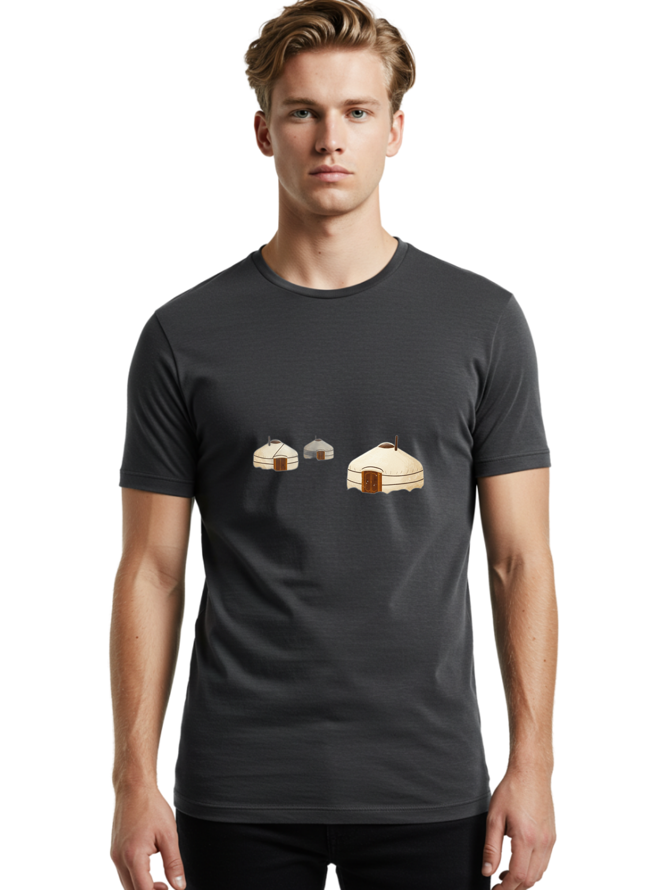 Yurts Men'S Graphic Tee, 100% Cotton, Comfortable Casual Summer Wear, Machine Washable, Vintage Camera, Old Camera, Antique Camera, Black Camera, Classic Photography, Photography Equipment, Nostalgic Device, Film Camera, Camera Art Bah415 29