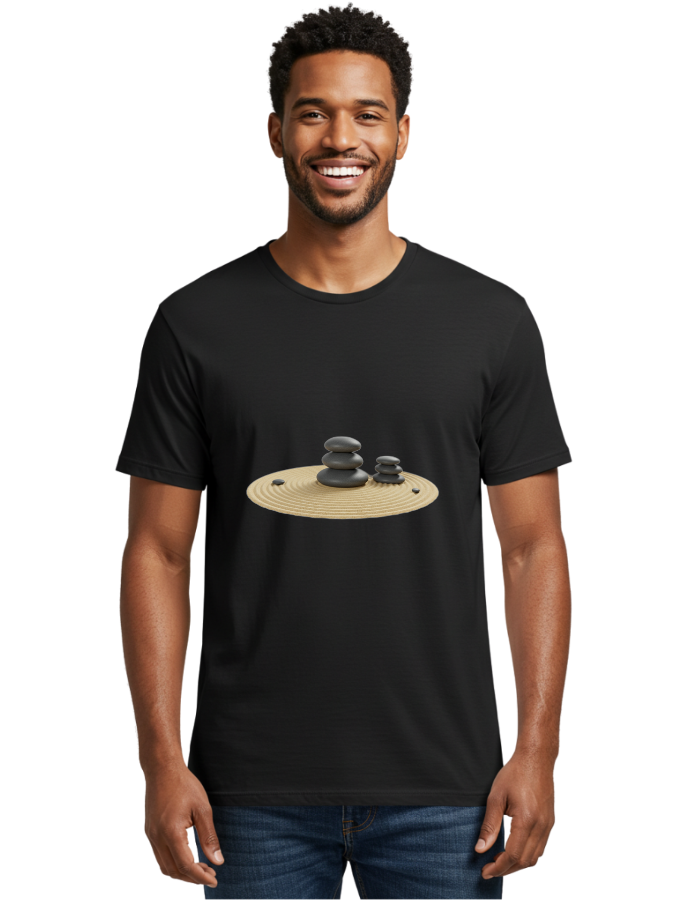 Zen-Rock-Garden Men'S Graphic Tee, 100% Cotton, Comfortable Casual Summer Wear, Machine Washable, Vintage Camera, Old Camera, Antique Camera, Black Camera, Classic Photography, Photography Equipment, Nostalgic Device, Film Camera, Camera Art Bah416 20