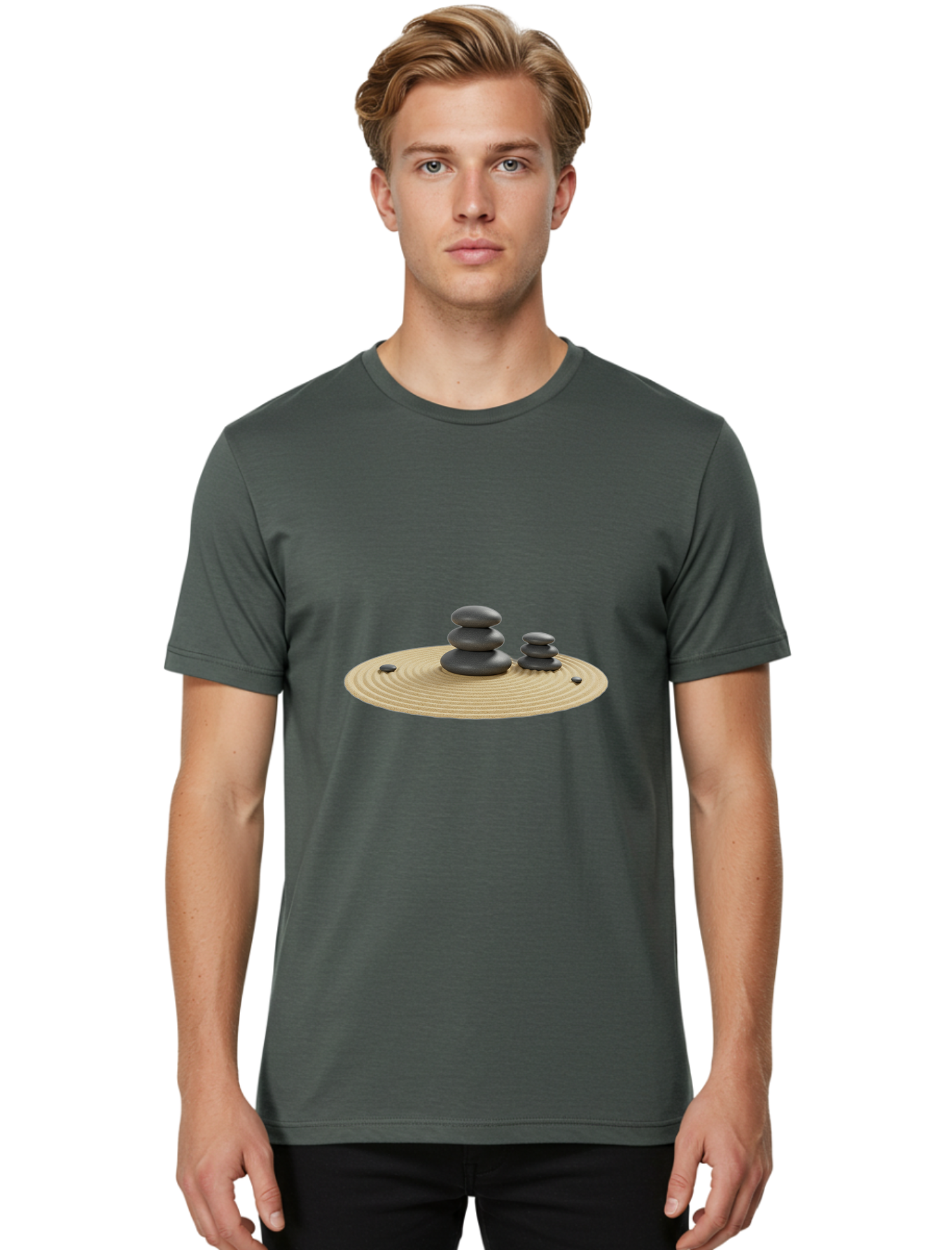 Zen-Rock-Garden Men'S Graphic Tee, 100% Cotton, Comfortable Casual Summer Wear, Machine Washable, Vintage Camera, Old Camera, Antique Camera, Black Camera, Classic Photography, Photography Equipment, Nostalgic Device, Film Camera, Camera Art Bah416 18