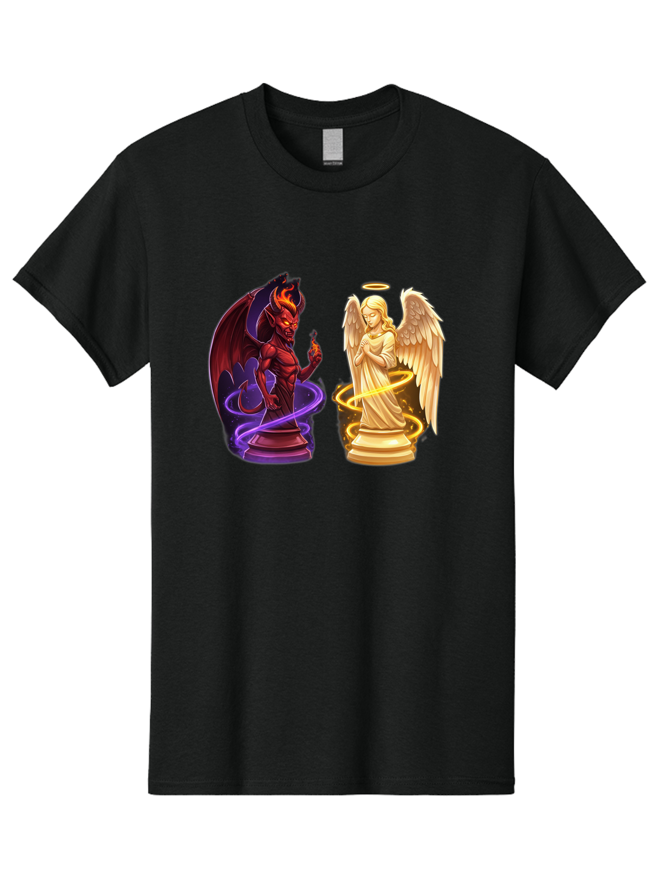 Angel-And-Demon Men'S Graphic Tee, 100% Cotton, Comfortable Casual Summer Wear, Machine Washable, Vintage Camera, Old Camera, Antique Camera, Black Camera, Classic Photography, Photography Equipment, Nostalgic Device, Film Camera, Camera Art Bah423 12
