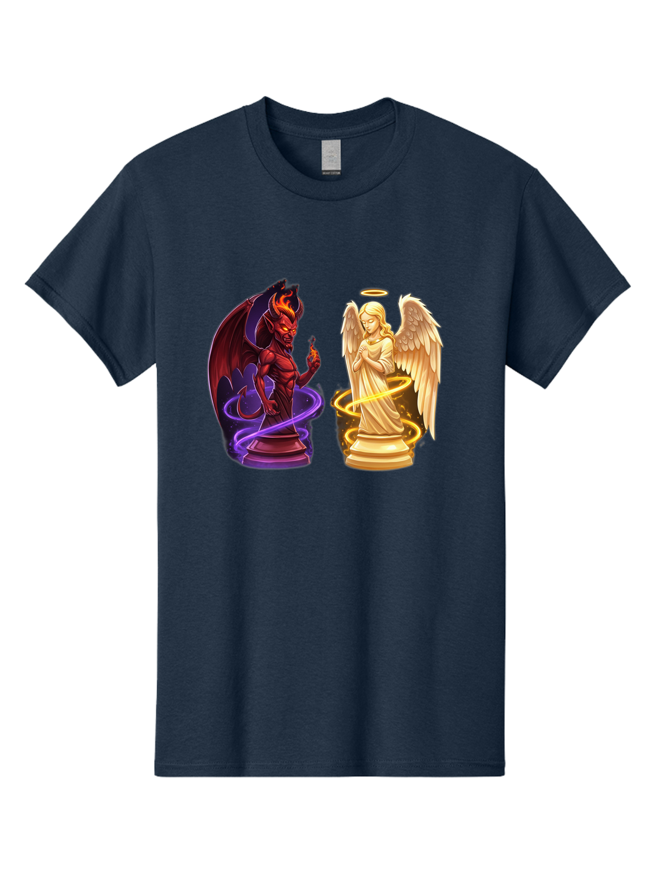 Angel-And-Demon Men'S Graphic Tee, 100% Cotton, Comfortable Casual Summer Wear, Machine Washable, Vintage Camera, Old Camera, Antique Camera, Black Camera, Classic Photography, Photography Equipment, Nostalgic Device, Film Camera, Camera Art Bah423 8