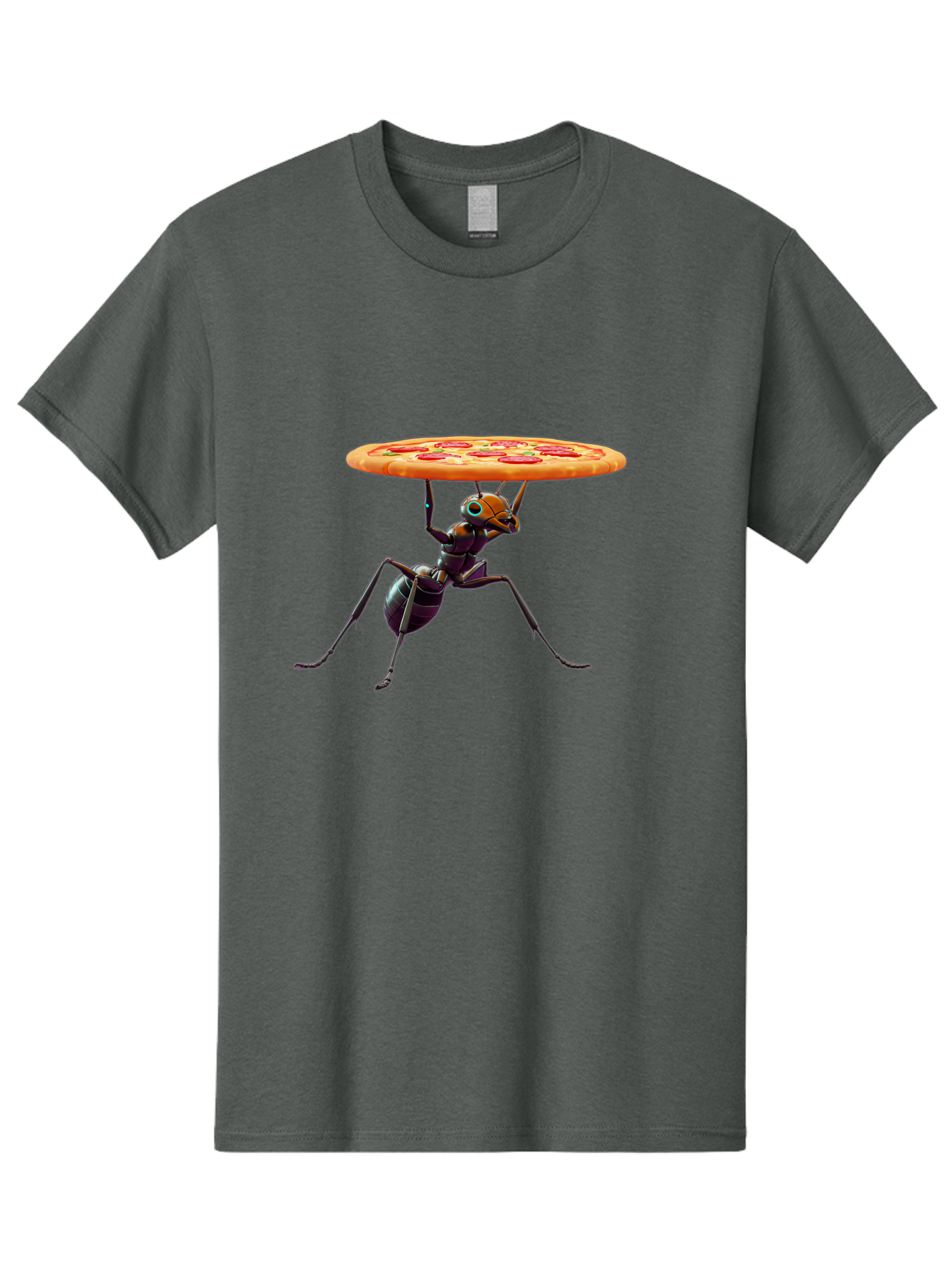 Ant-Carrying-Pizza-1 Men'S Graphic Tee, 100% Cotton, Comfortable Casual Summer Wear, Machine Washable, Vintage Camera, Old Camera, Antique Camera, Black Camera, Classic Photography, Photography Equipment, Nostalgic Device, Film Camera, Bah437 6